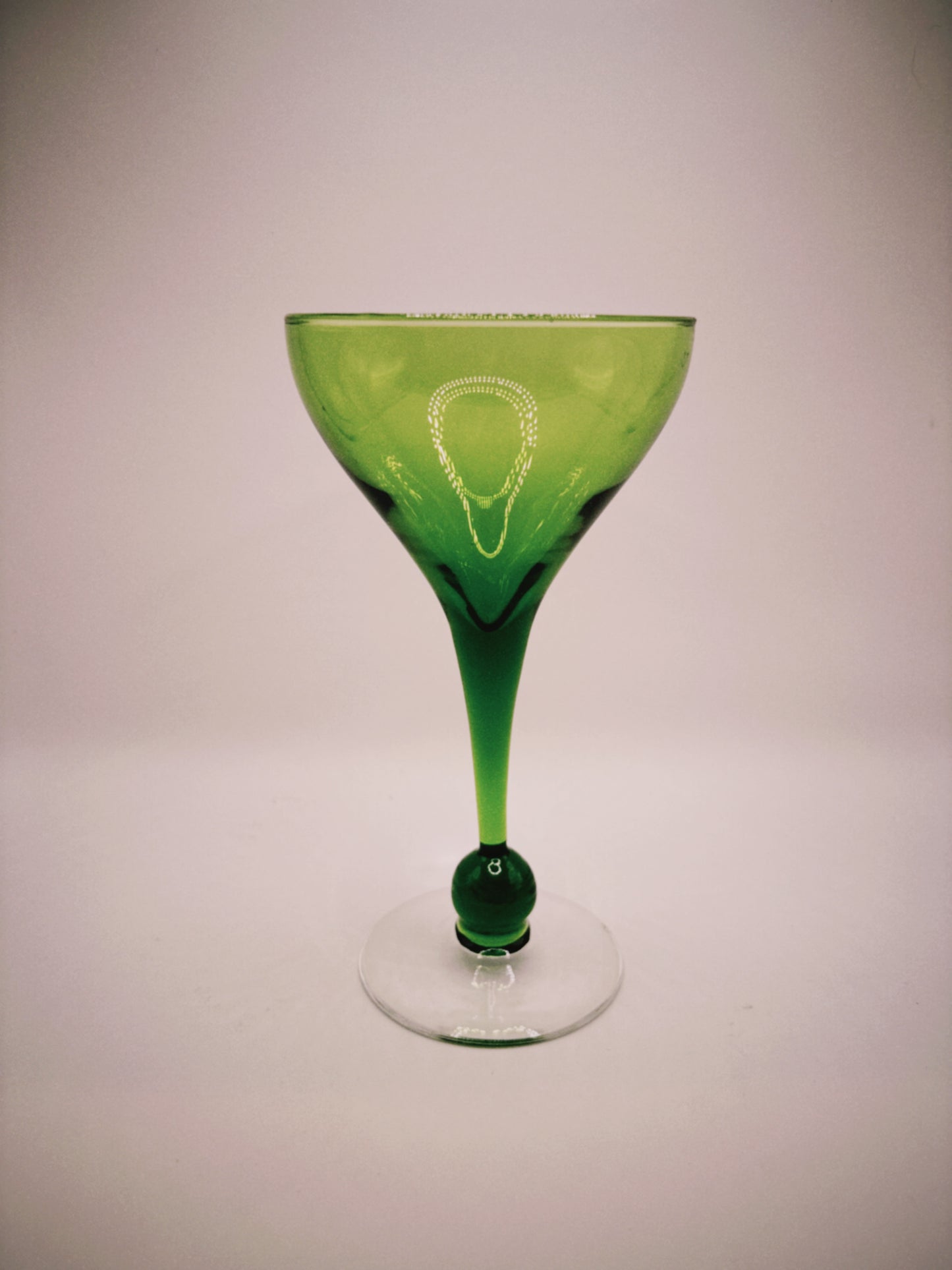 Green Martini Glasses (Set of 2)