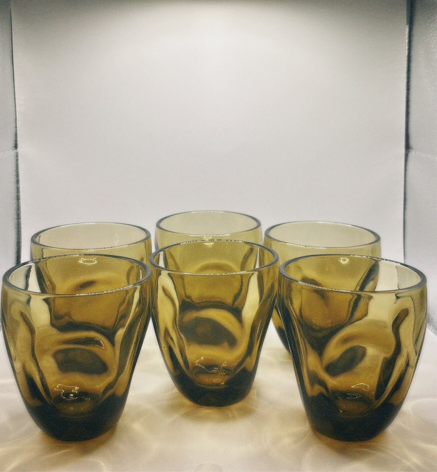 Amber Glasses (set of 6)