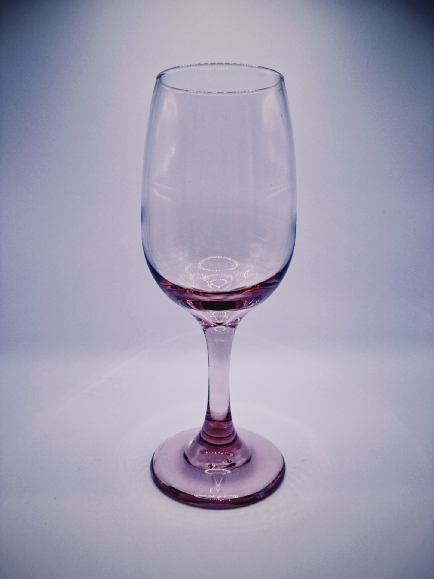 Smoked Pink Wine Glasses (Set of 4)