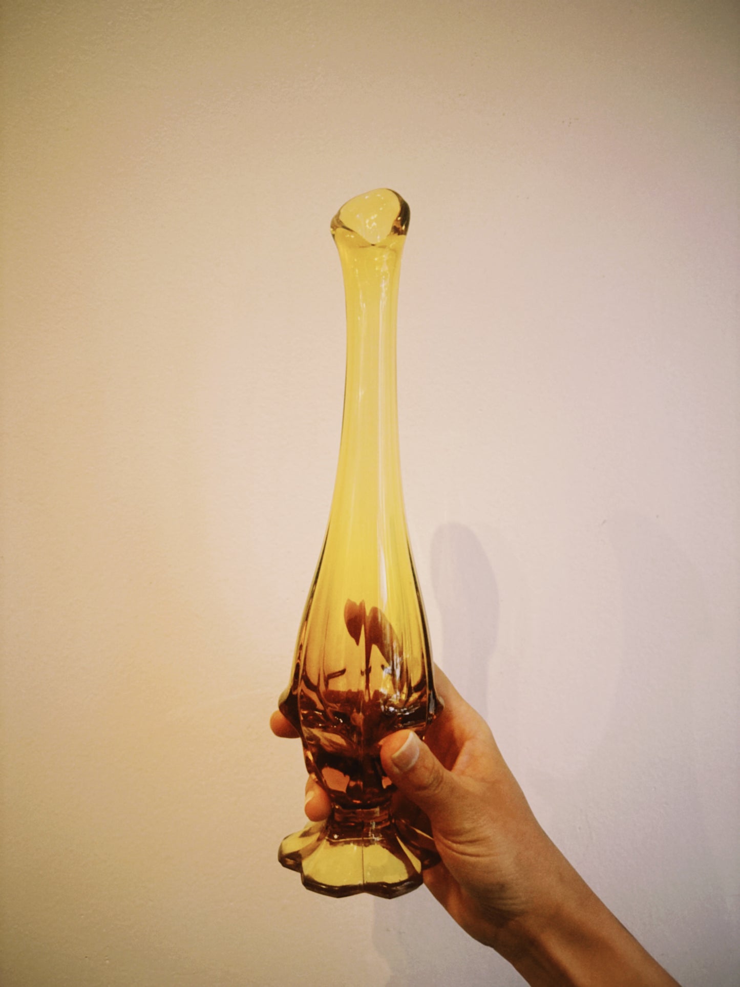 Yellow Stem Vase