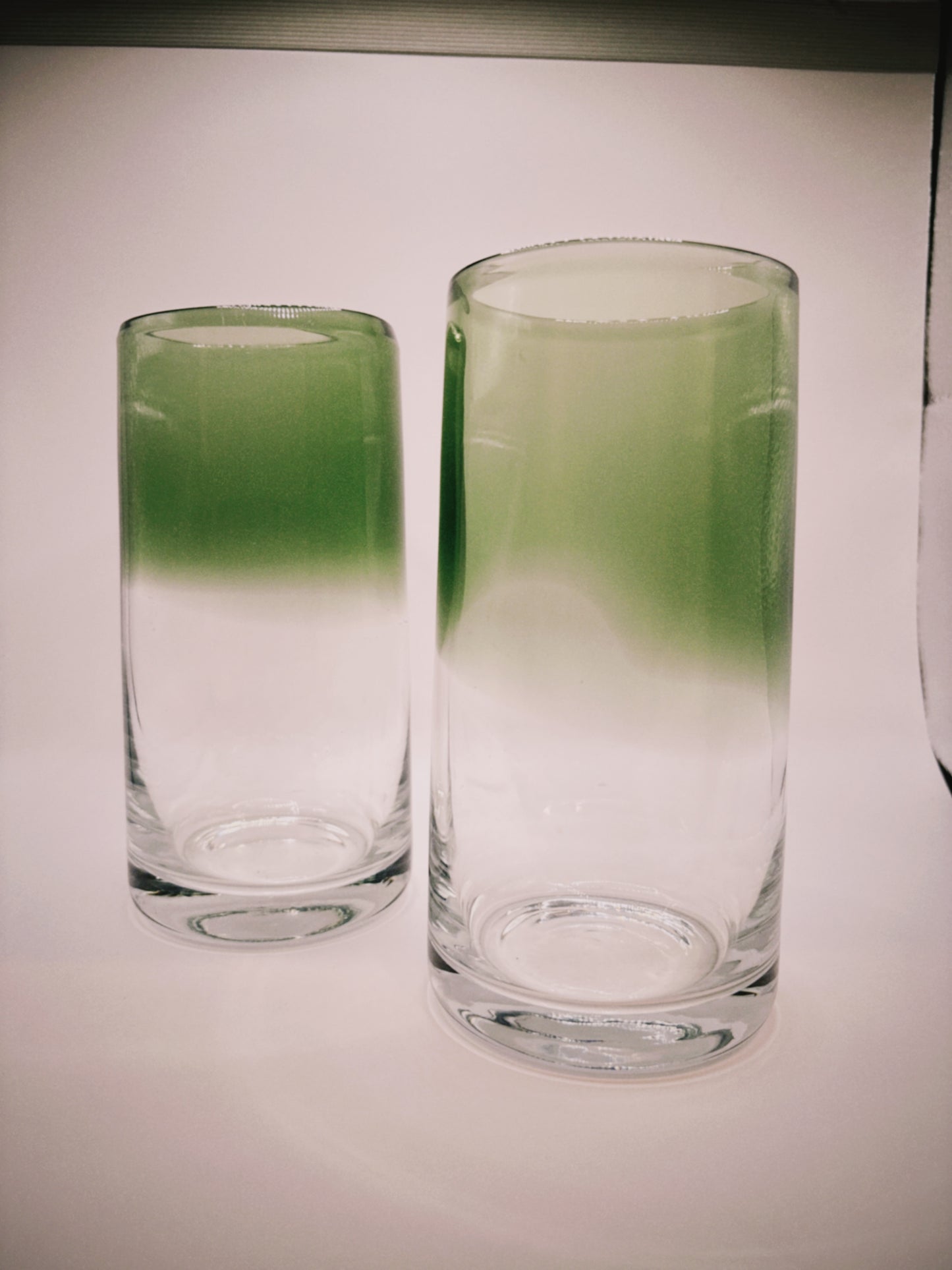 Green Drinking Glasses (Set of 2)