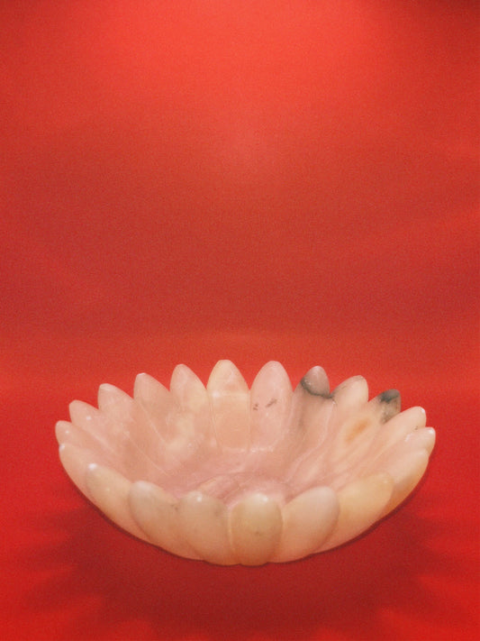 Italian Alabaster Sunflower Catch All