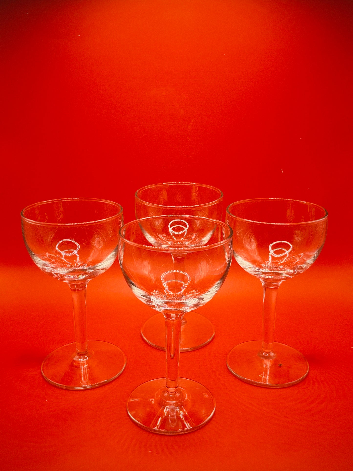 Clear Martini Glasses (set of 4)