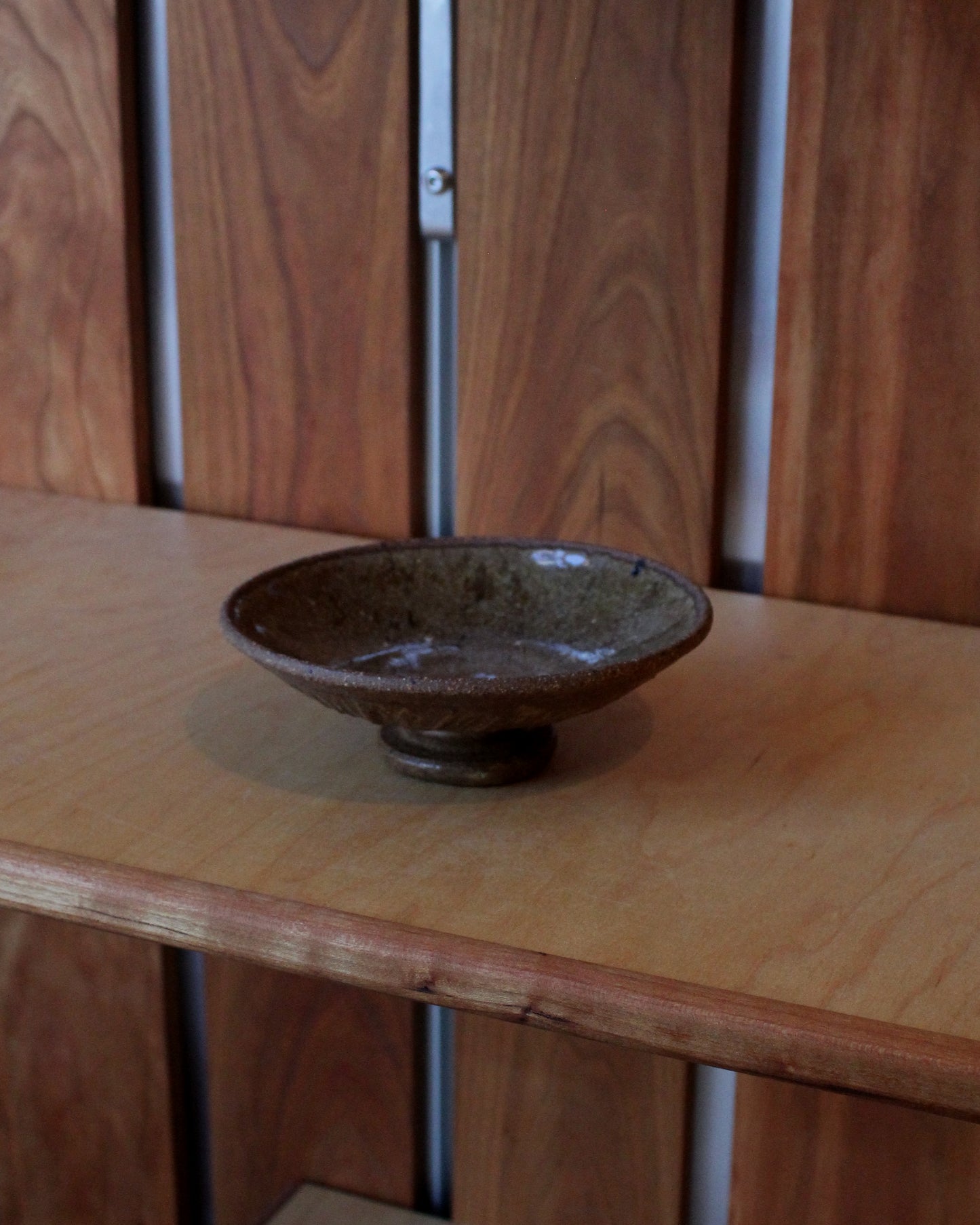 Brown Footed Fruit Bowl