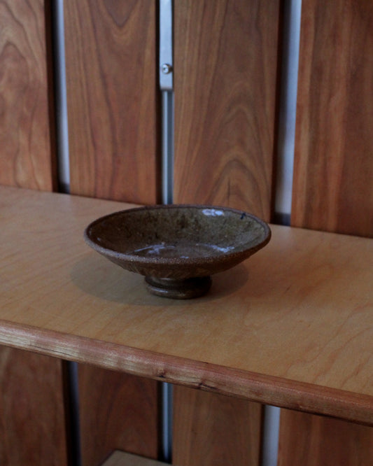 Brown Footed Fruit Bowl