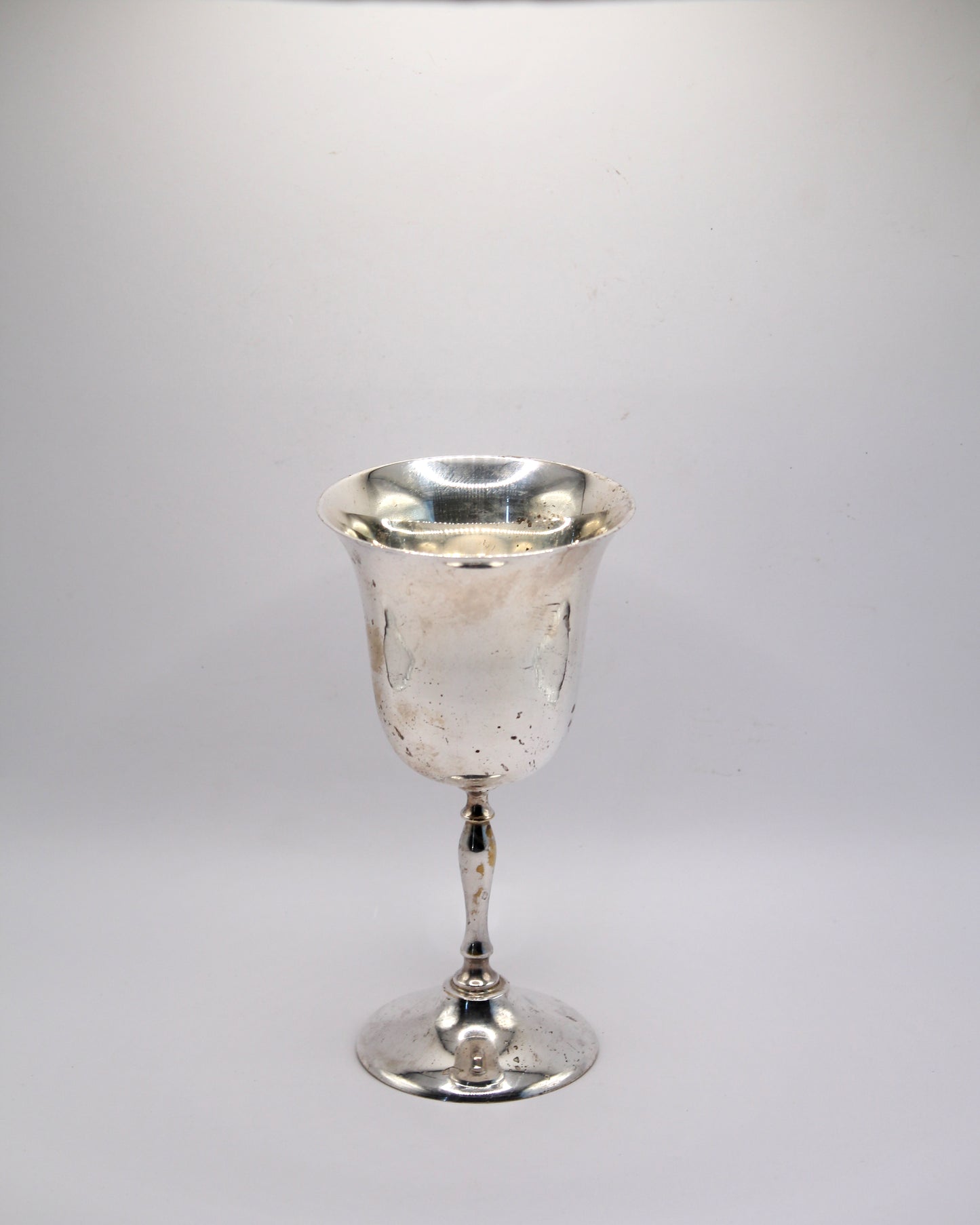 silver plated goblet