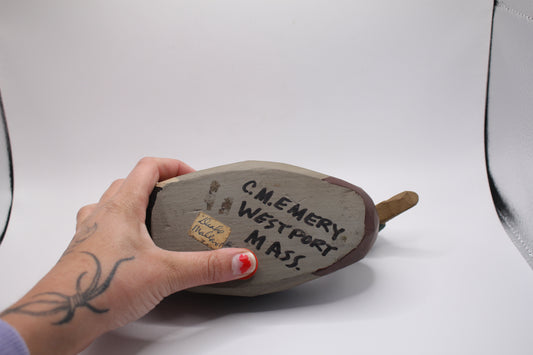 carved wooden mallard