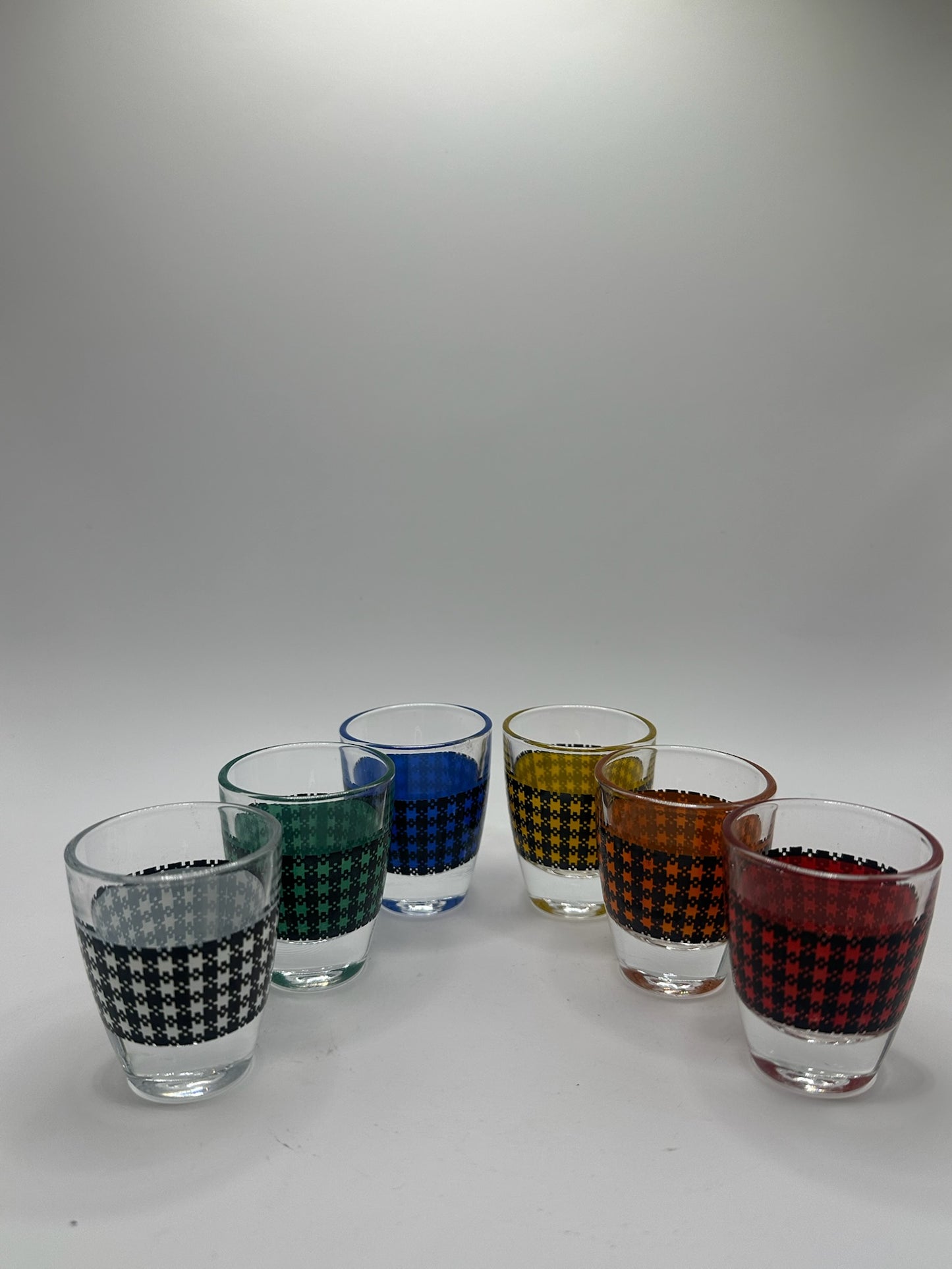 Houndstooth Carafe & Shot Glasses