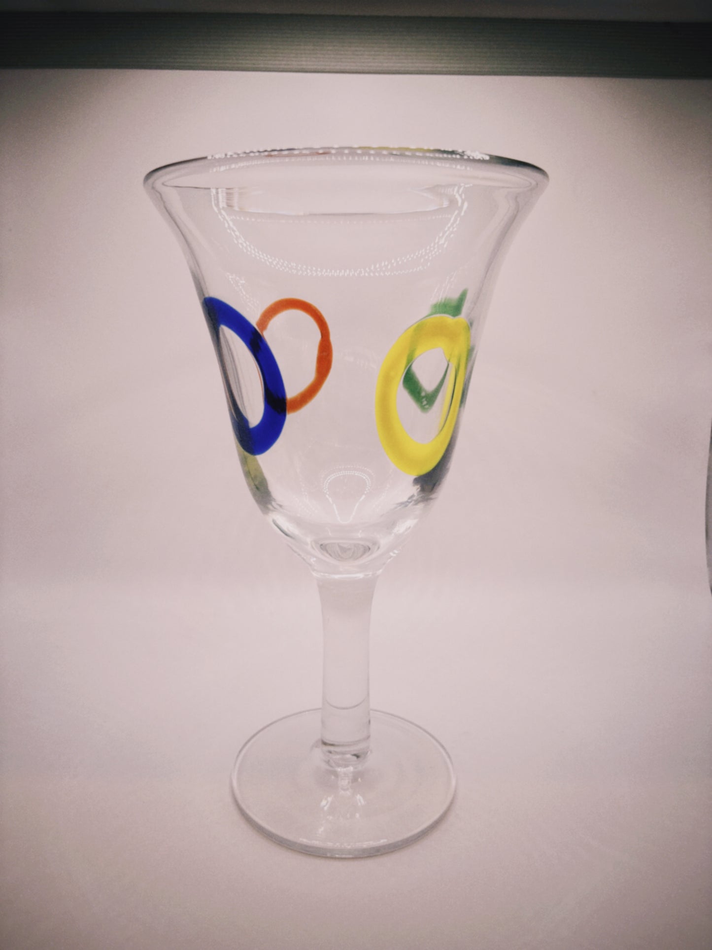 Jumbo Colorful Wine Glasses (Set of 2)