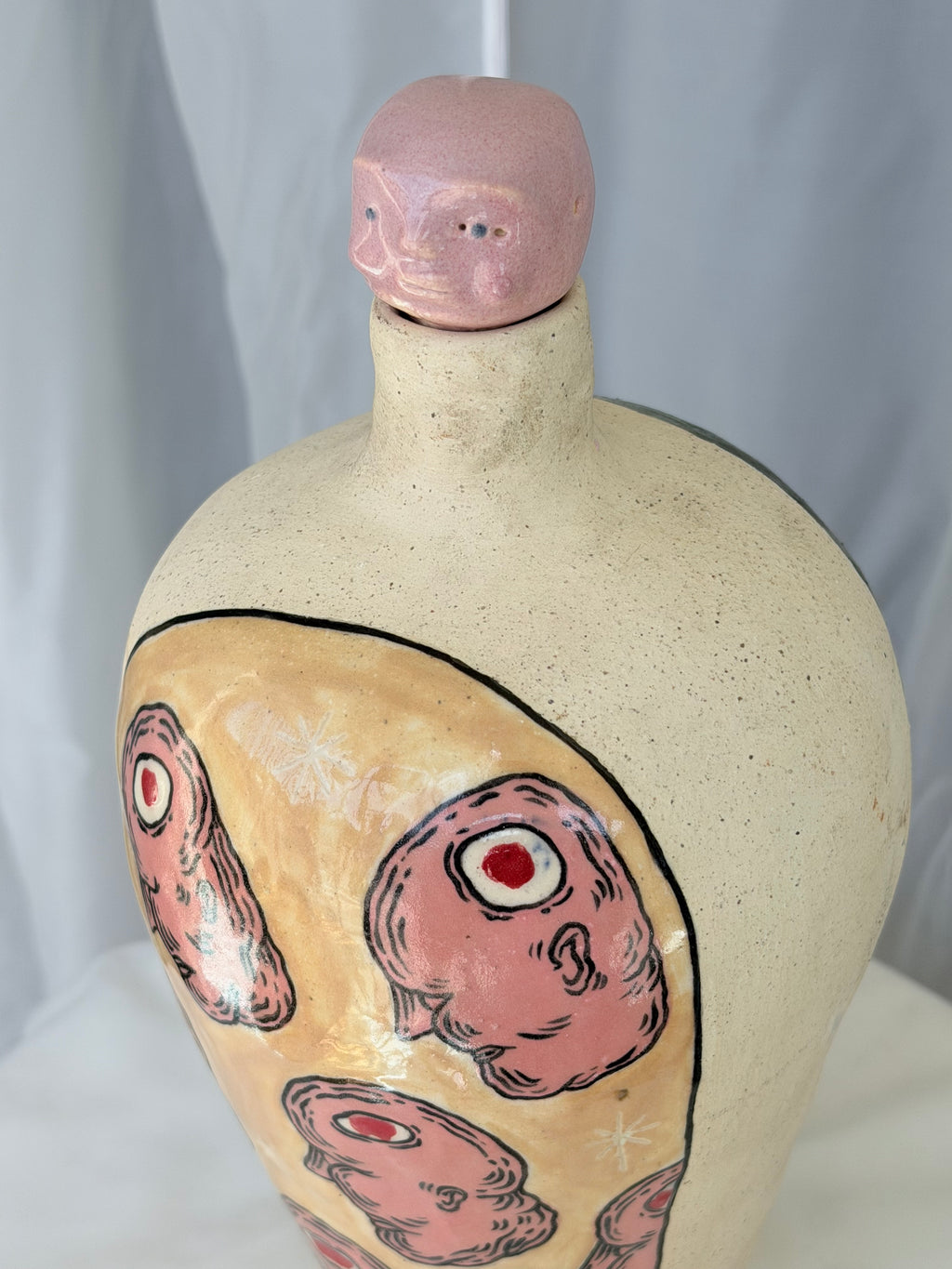 Surreal Brain Vase