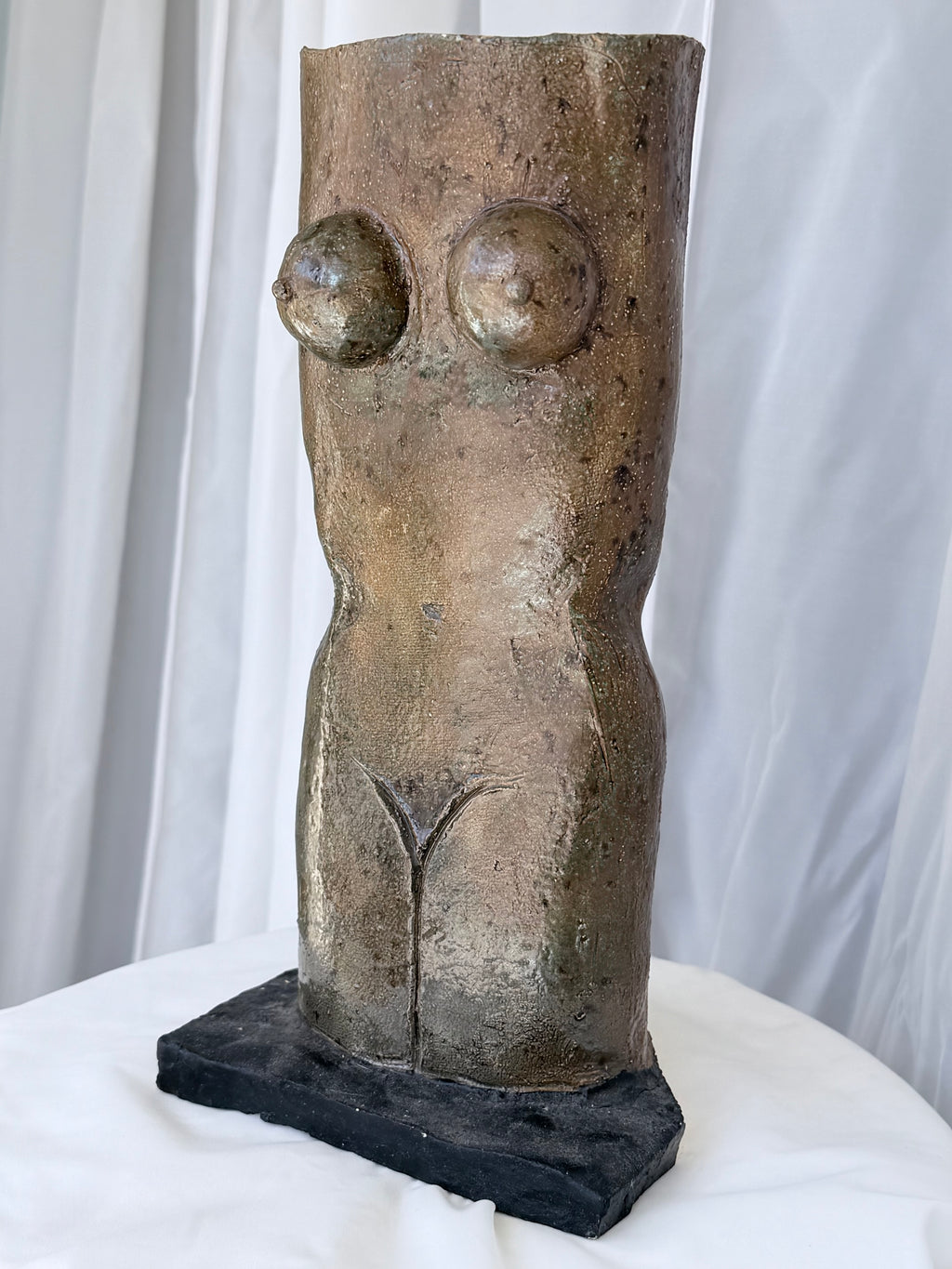 Figural Boob Vase