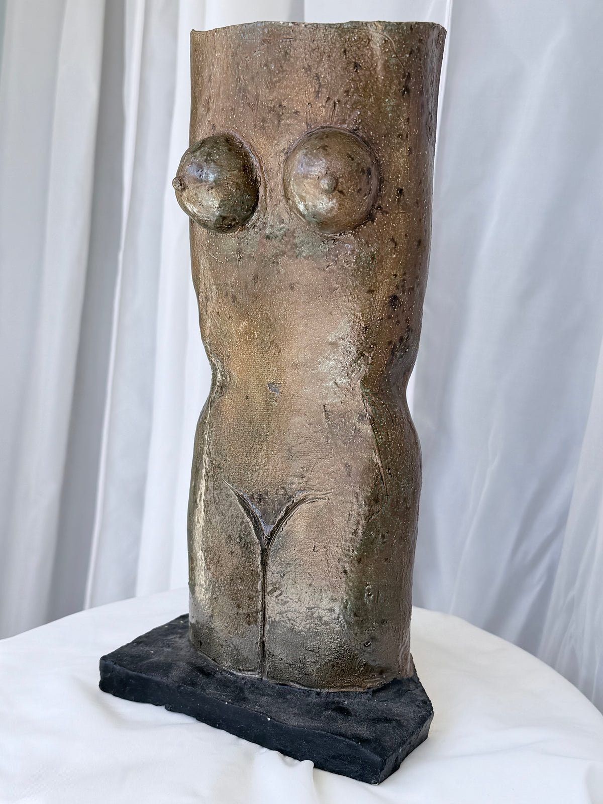 Figural Boob Vase