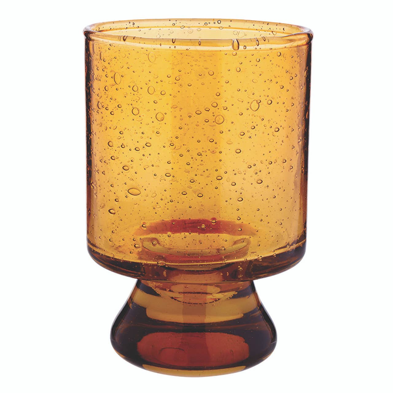 Amber Glass Cup