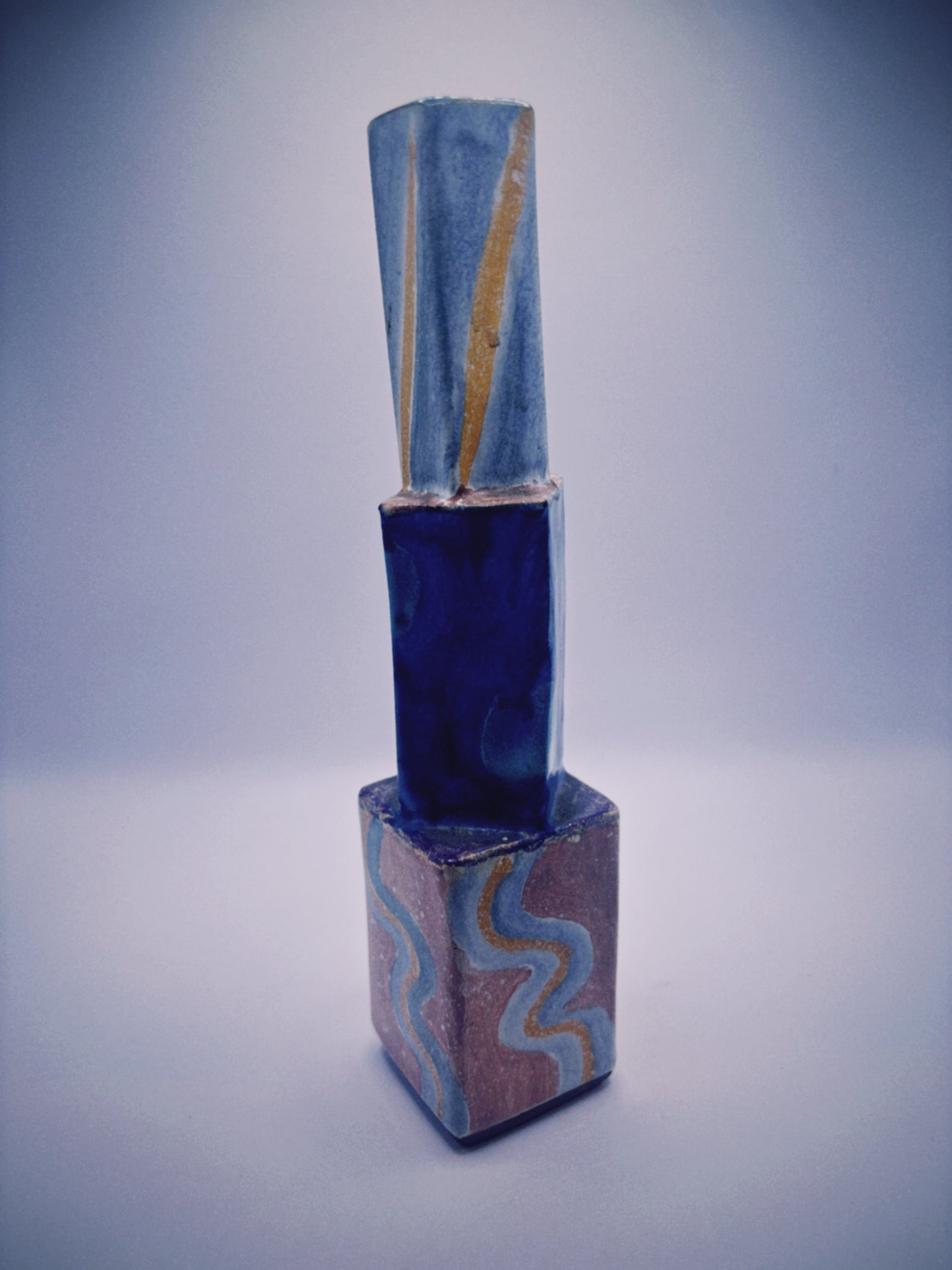 Multicolored Stem Vase