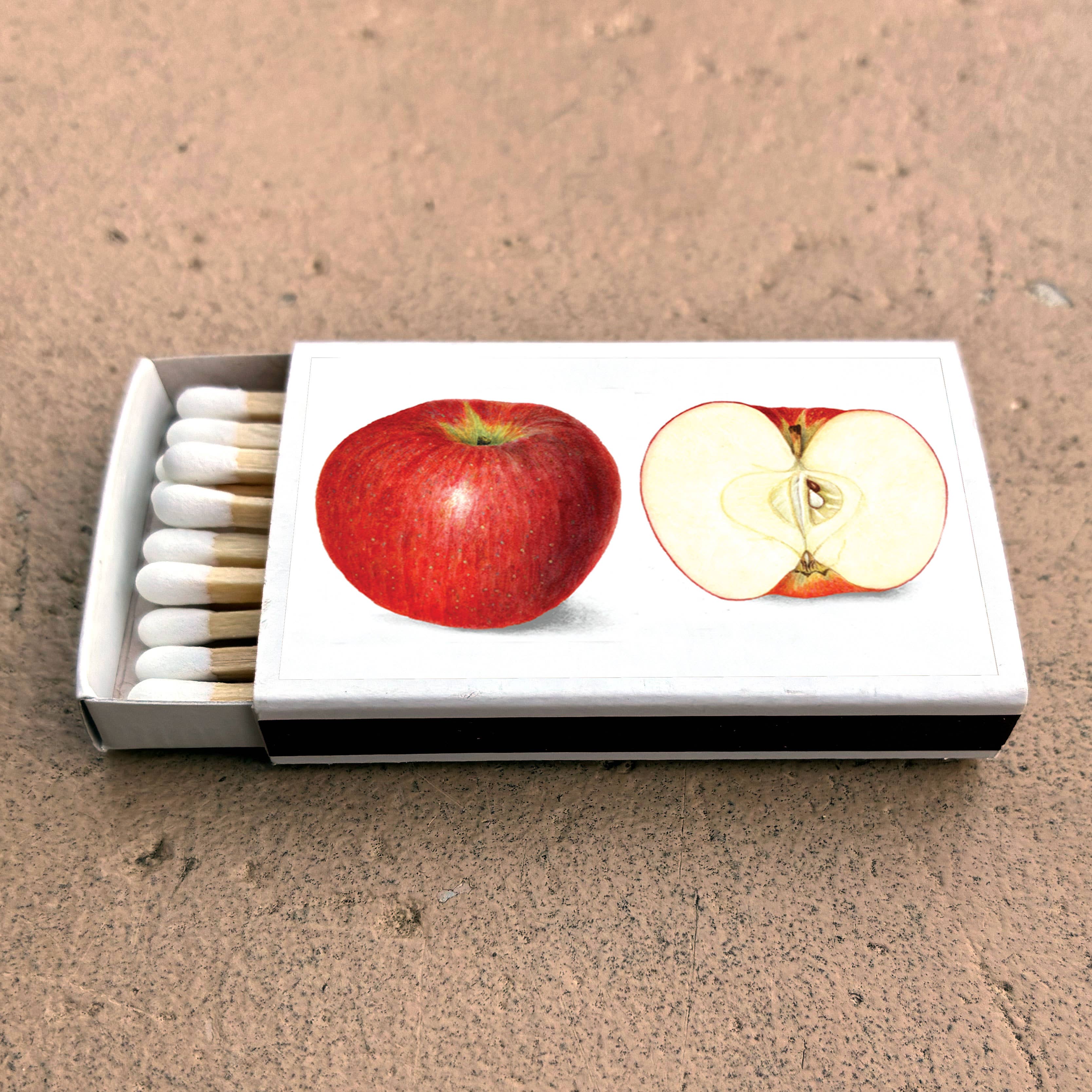 Red Apple Matchbox