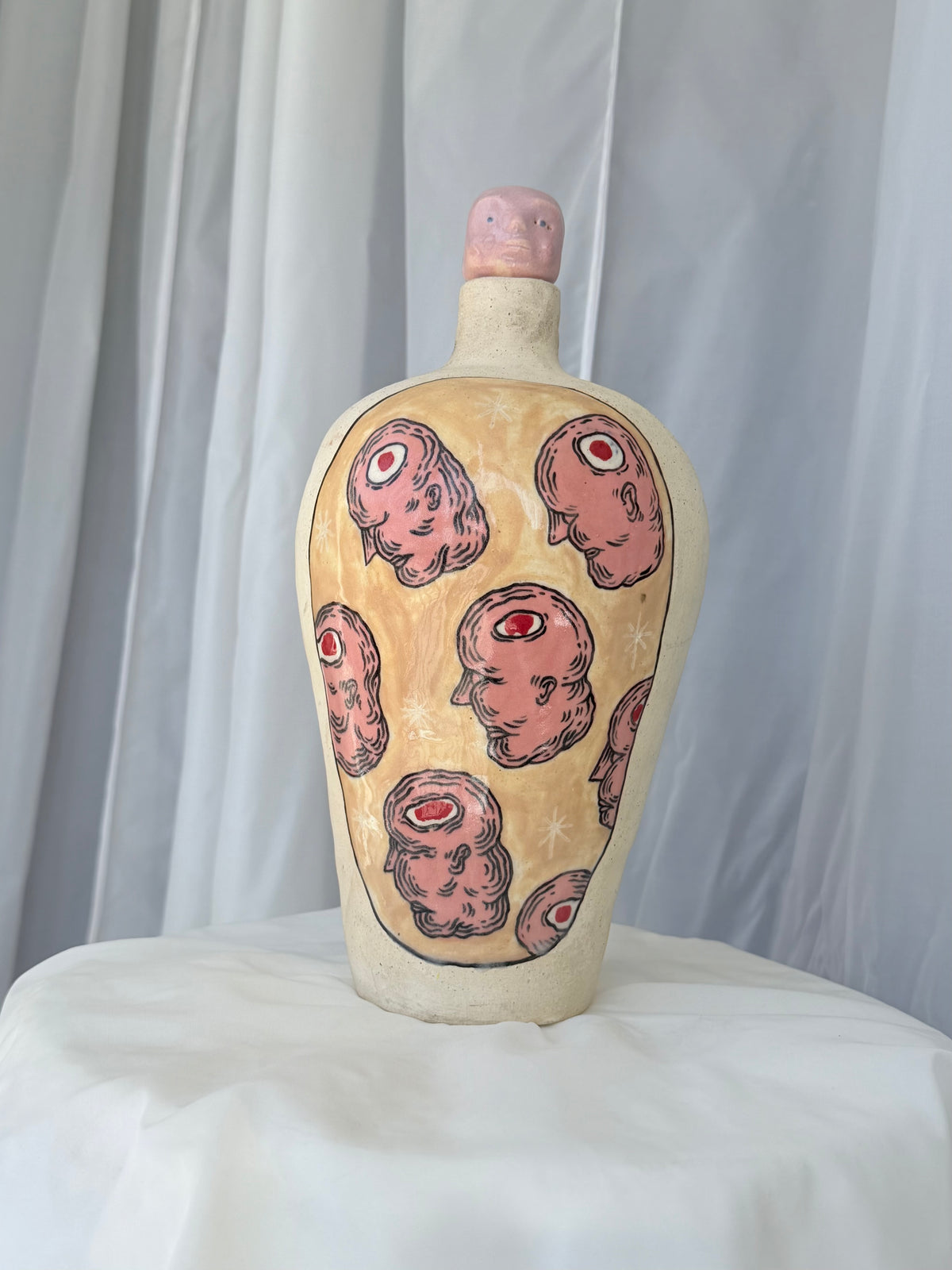 Surreal Brain Vase