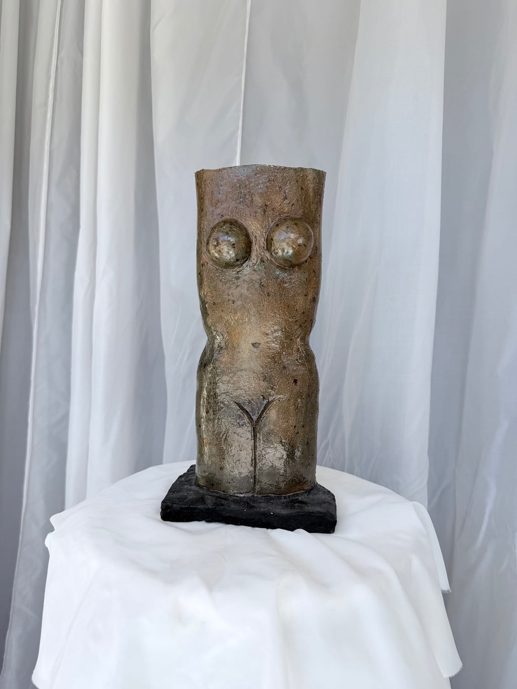 Figural Boob Vase