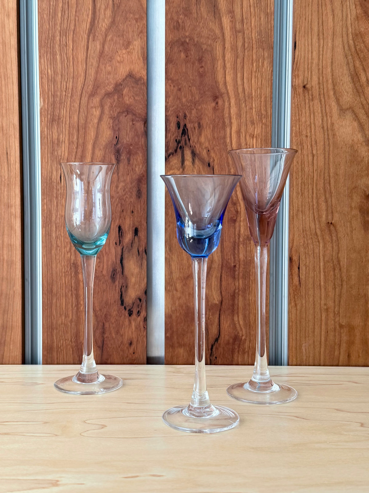 Tall Liqueur Glass (Light Blue)