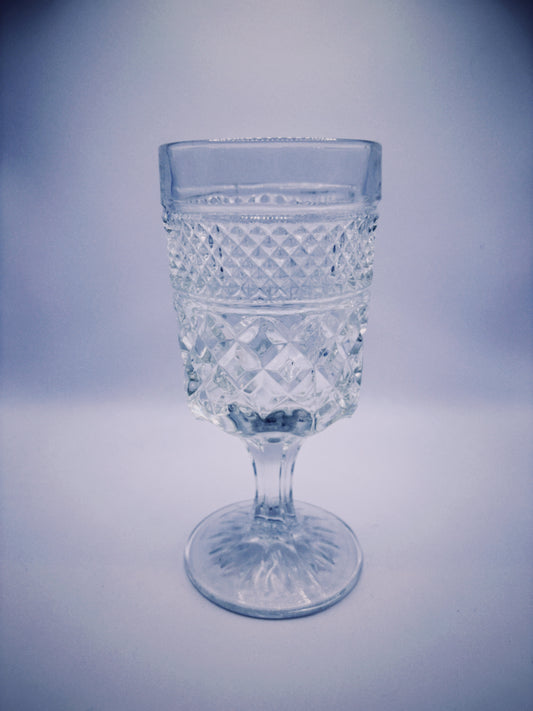 Clear Glass Goblet (Set of 2)