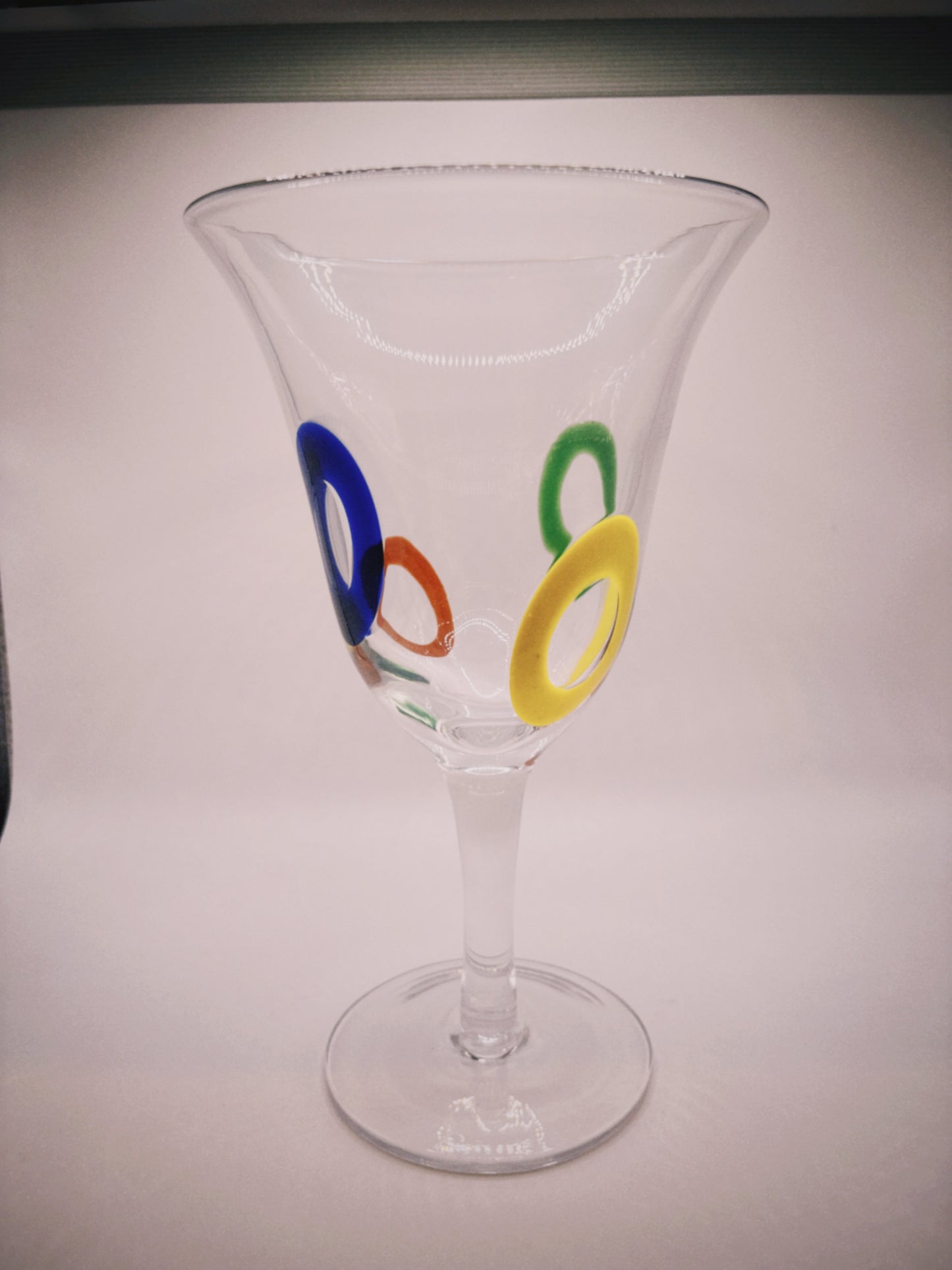 Jumbo Colorful Wine Glasses (Set of 2)
