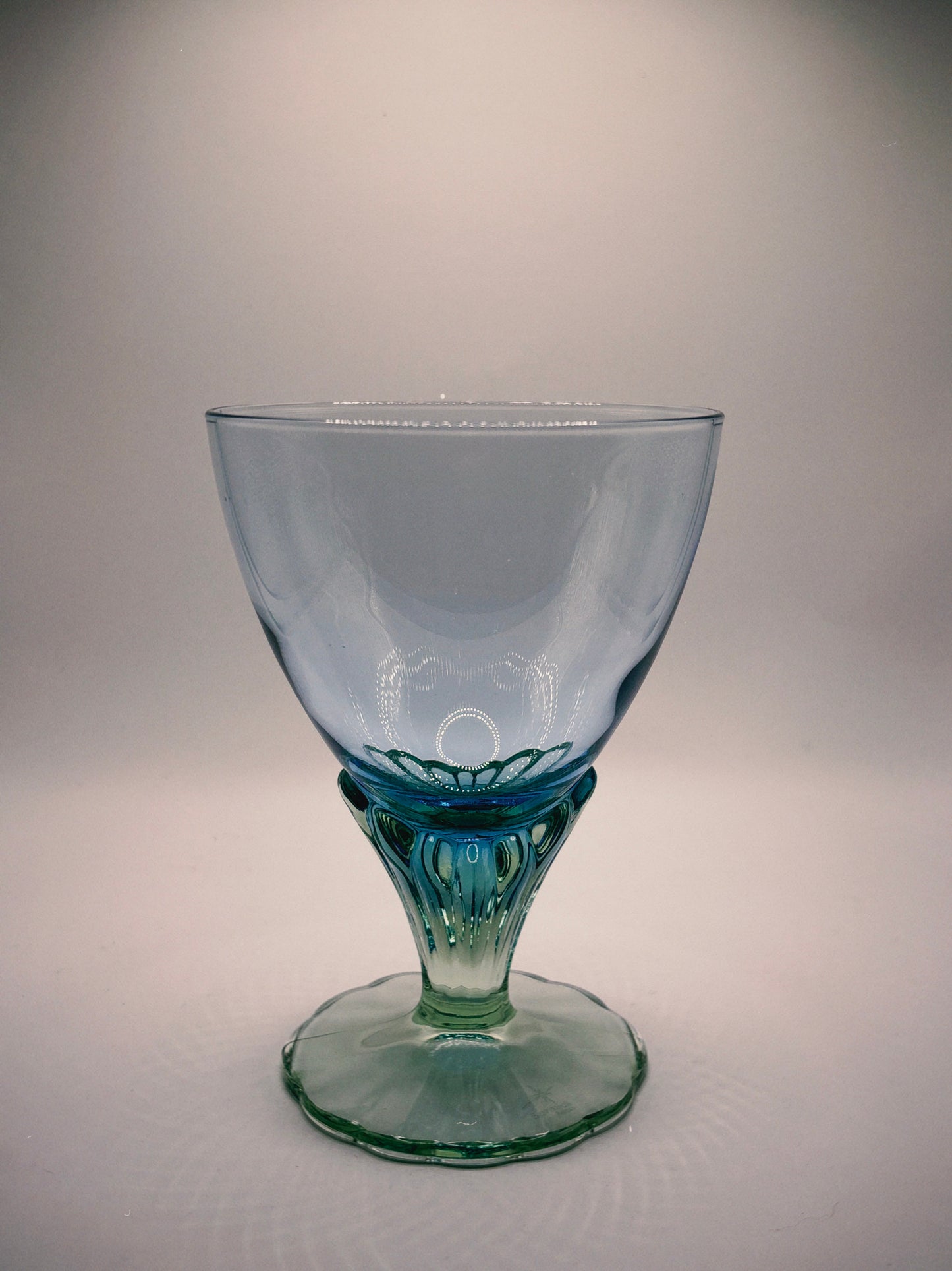 Bormioli Rocco Green / Blue Coupe Glass