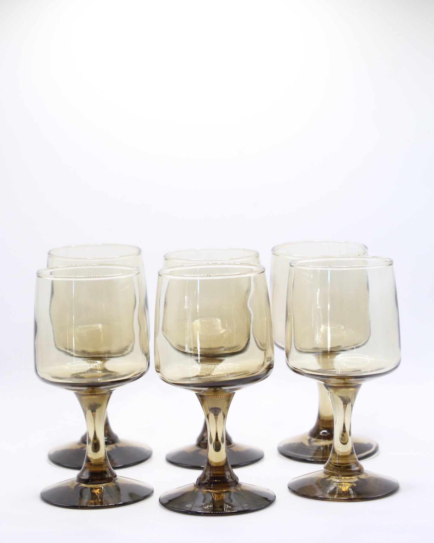 Smoked Wine Glass Set