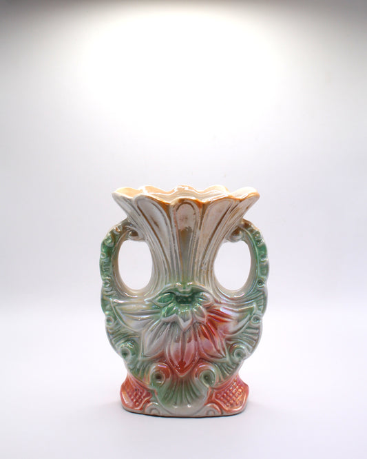 iridescent ceramic vase