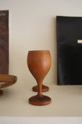 Wooden Wine Goblets