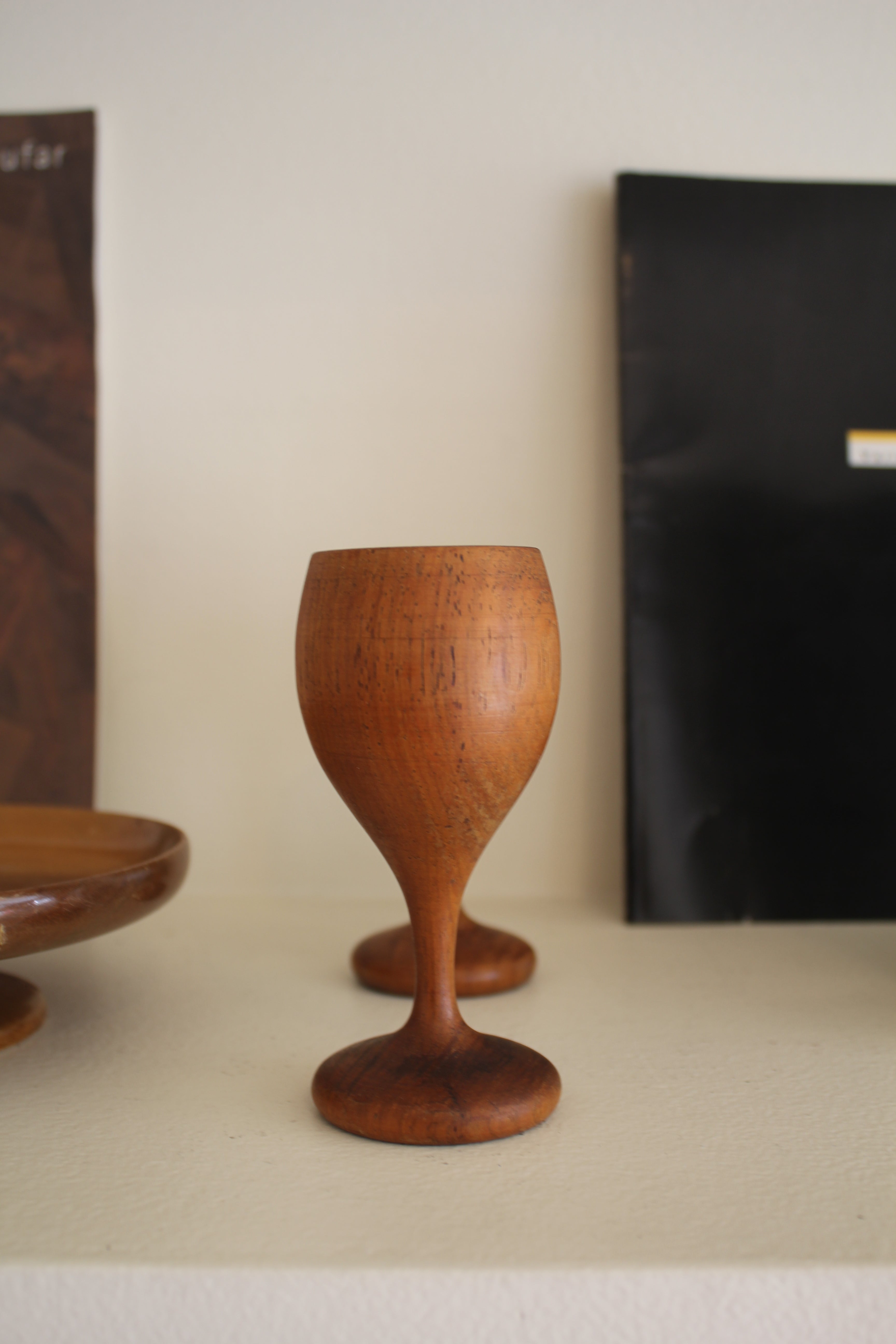 Wooden Wine Goblets