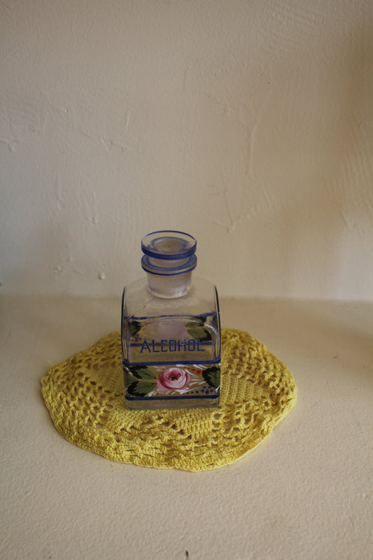 Hand Painted Apothecary Bottle