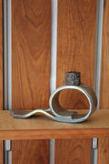 Irridescent Curved Candleholder
