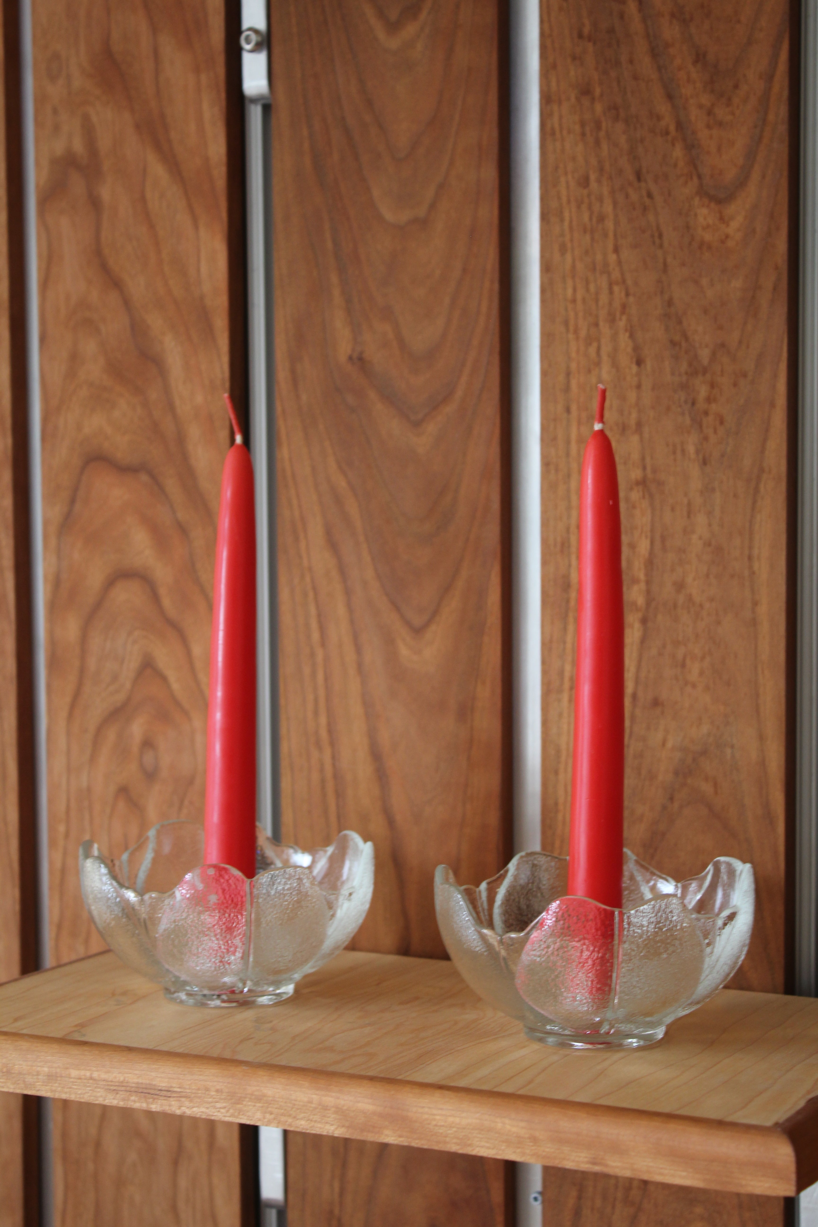 Flower Petal Candleholders (set of 2)