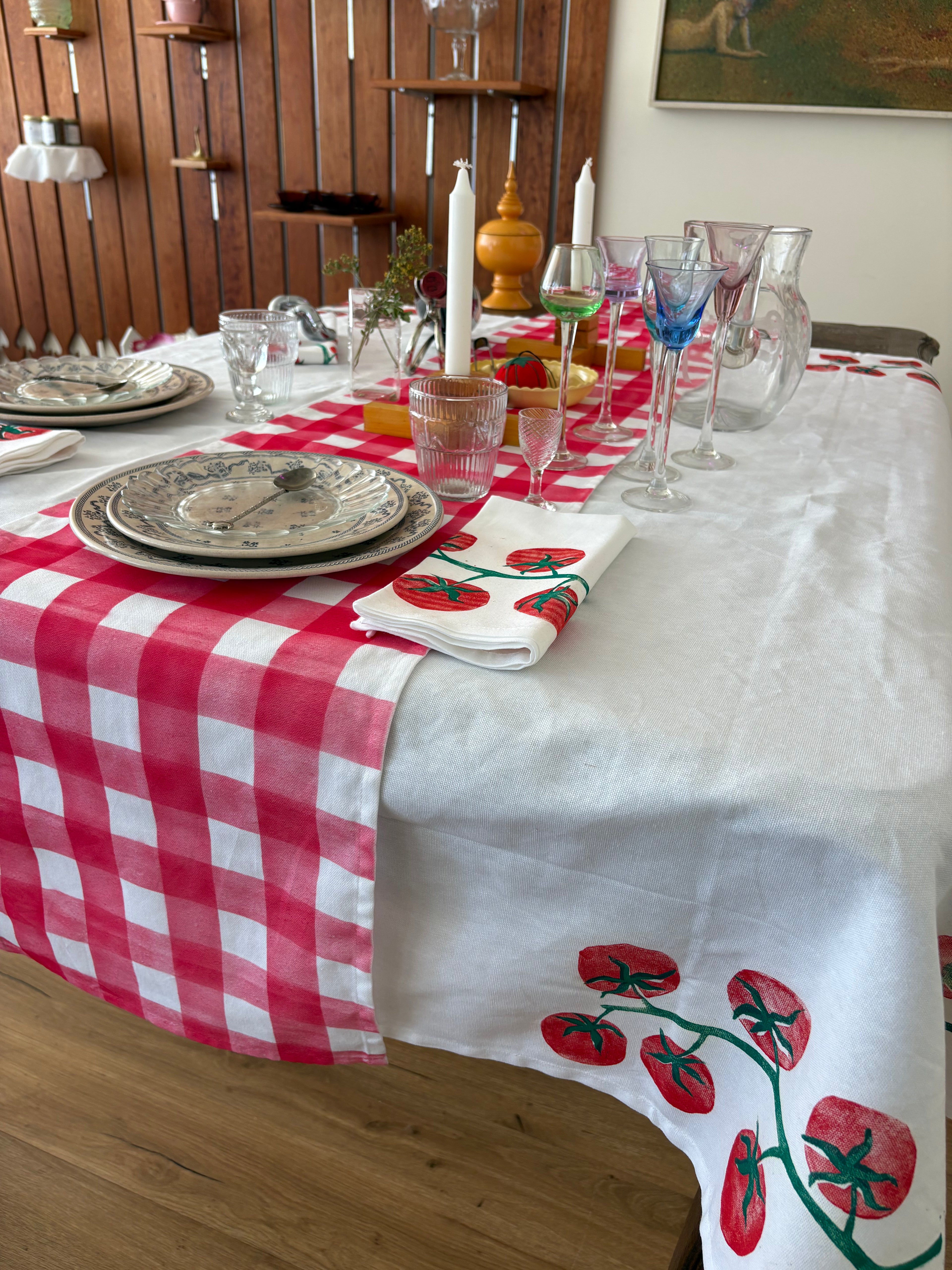 Chez Désolé Table Runner (Red)