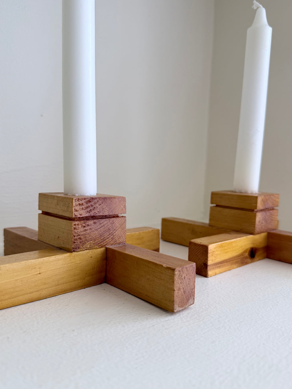 Swedish Teak Candeholders