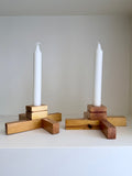 Swedish Teak Candeholders