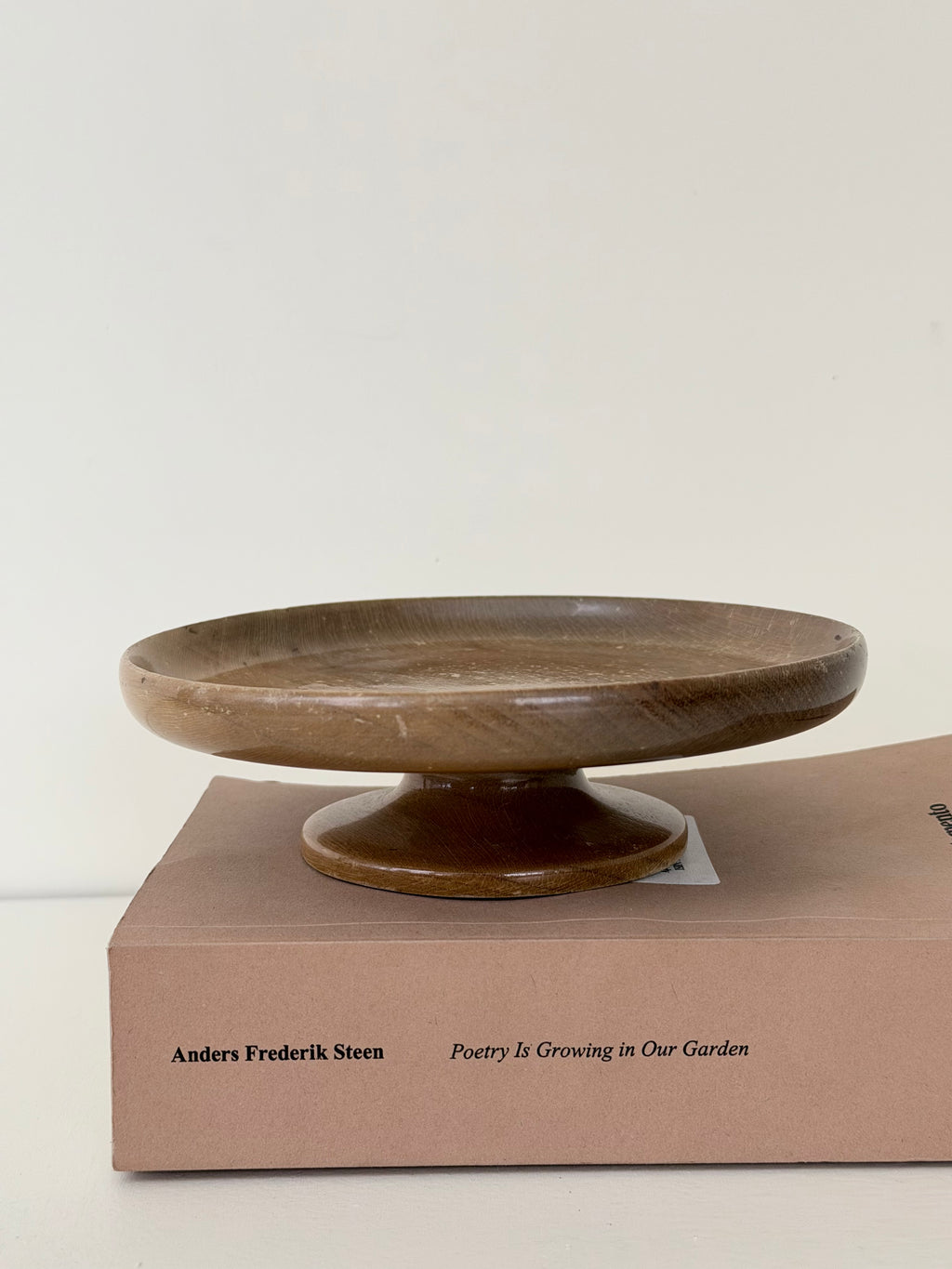 Beaumonts Myrtlewood Pedestal Tray