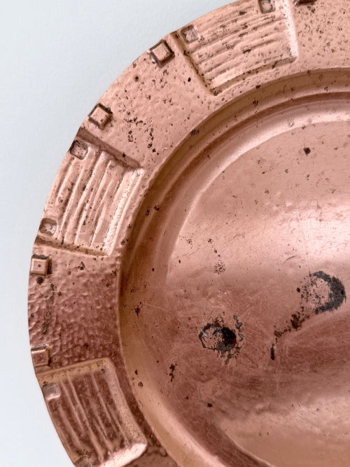 Brutalist Copper Wall Plate