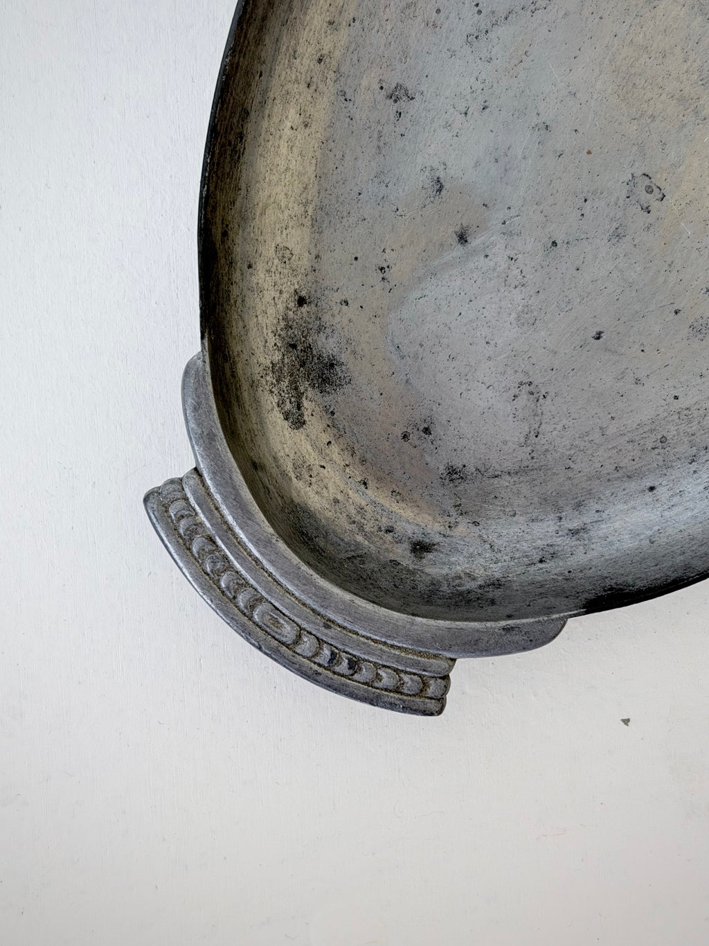 Pewter Brutalist Medium Tray