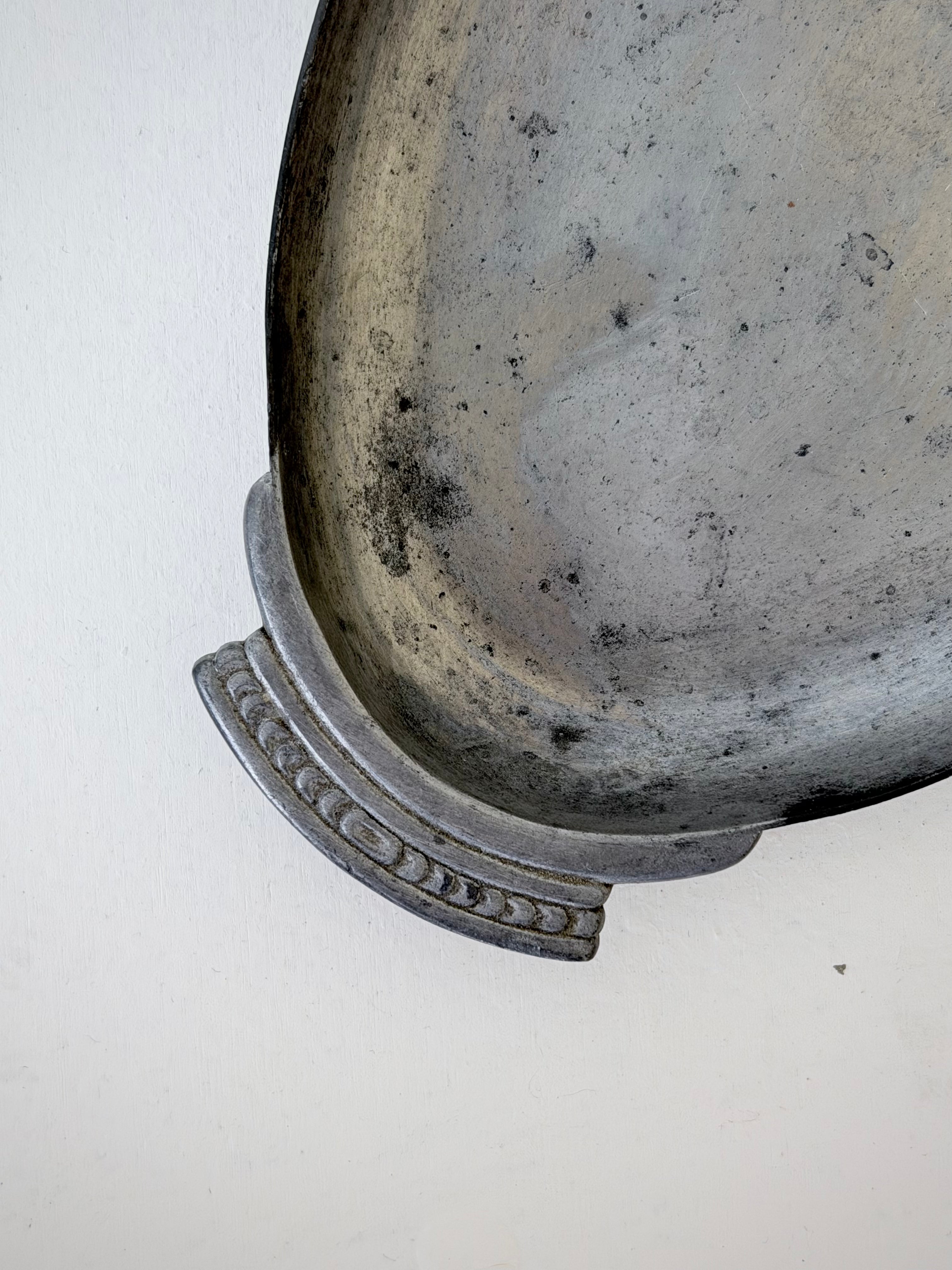 Pewter Brutalist Medium Tray