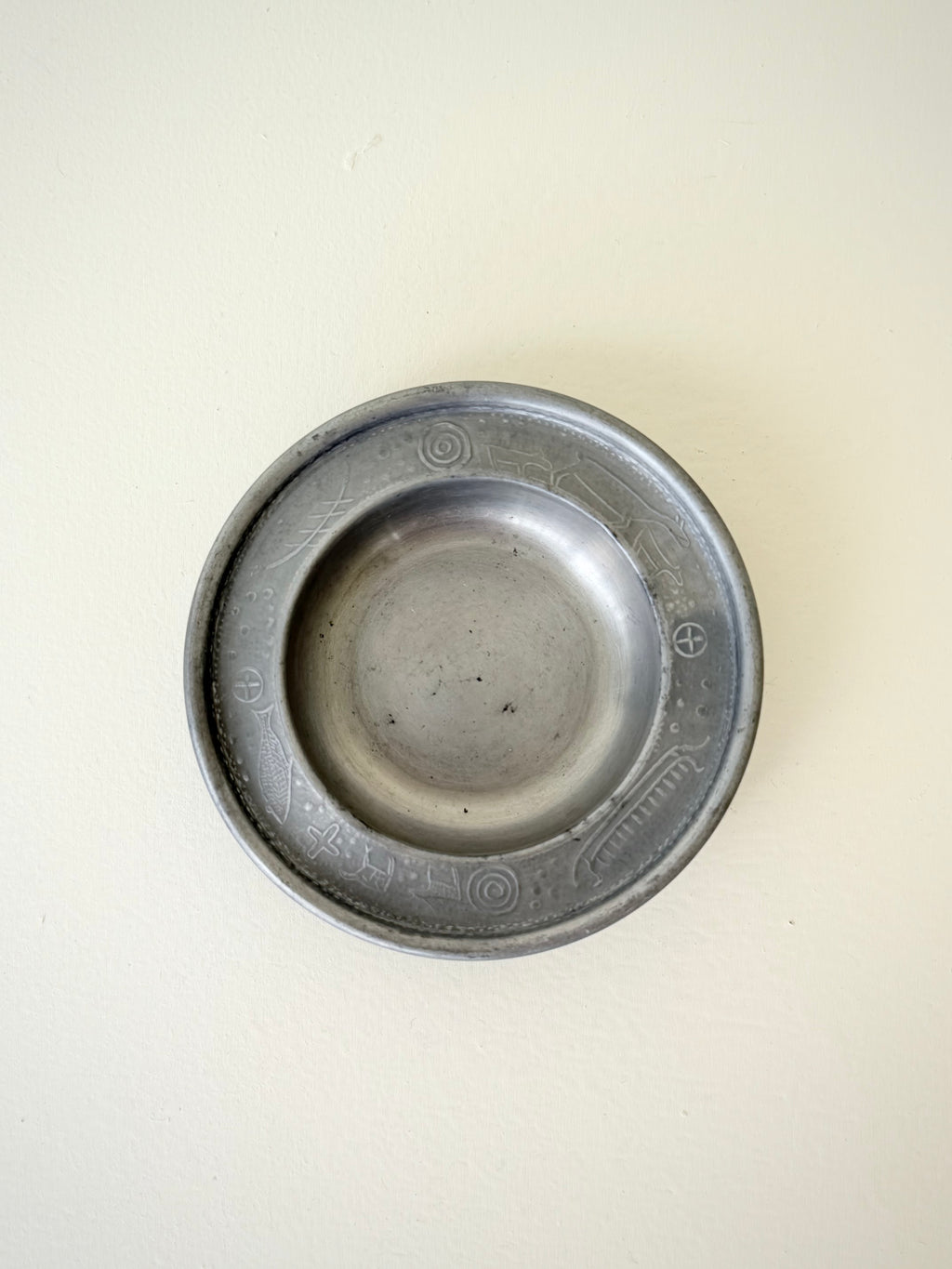 Pewter Brutalist Medium Bowl