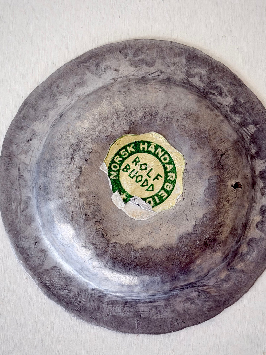 Pewter Brutalist Small Bowl