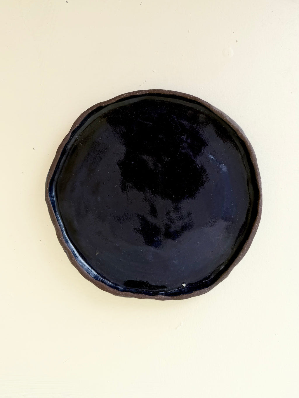 Blue Ceramic Plate Medium