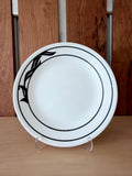 Corelle Black + White Dessert Plates (Sold Individually)