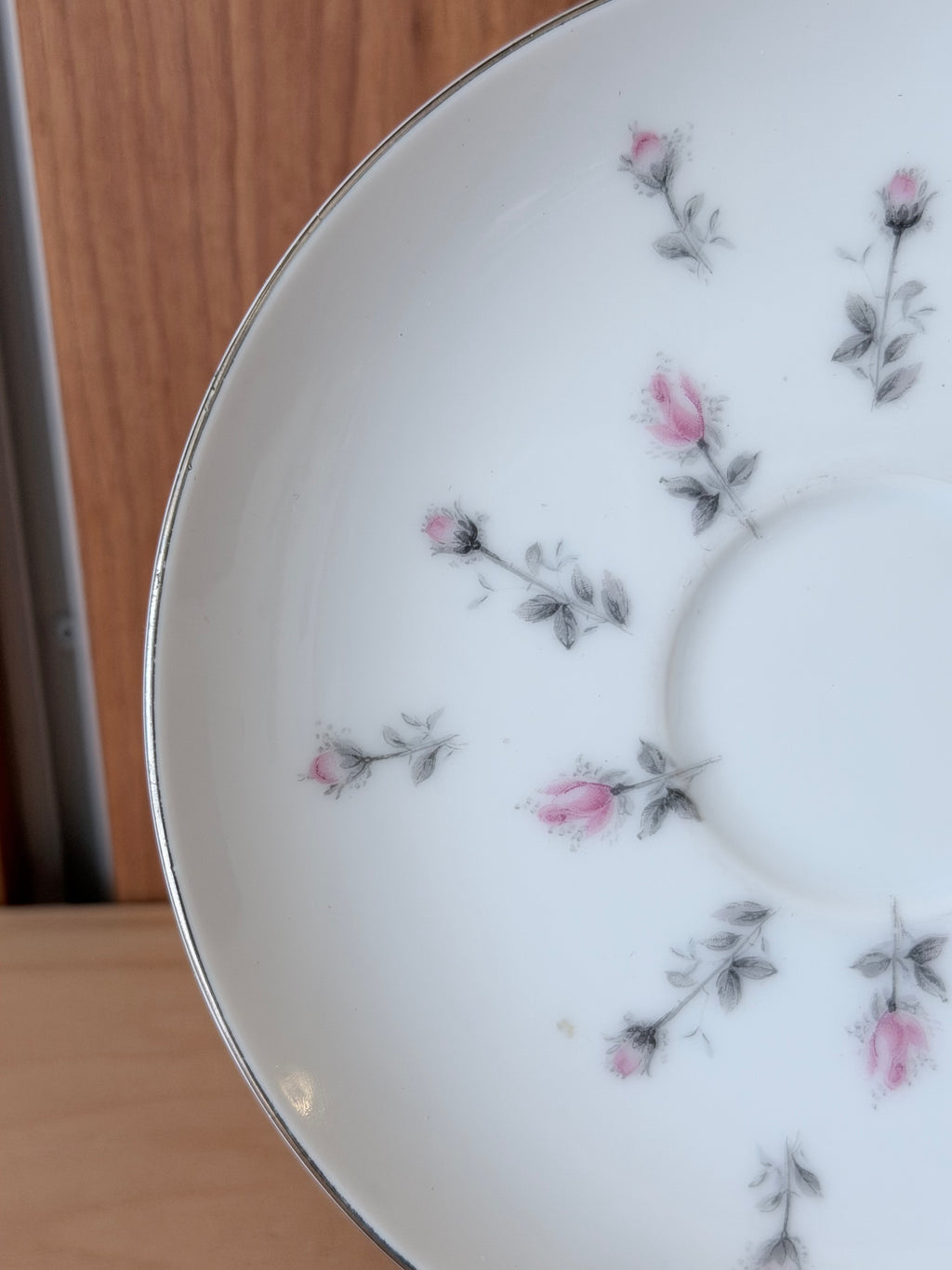 Harmony House Rosebud Saucers (Sold Individually)