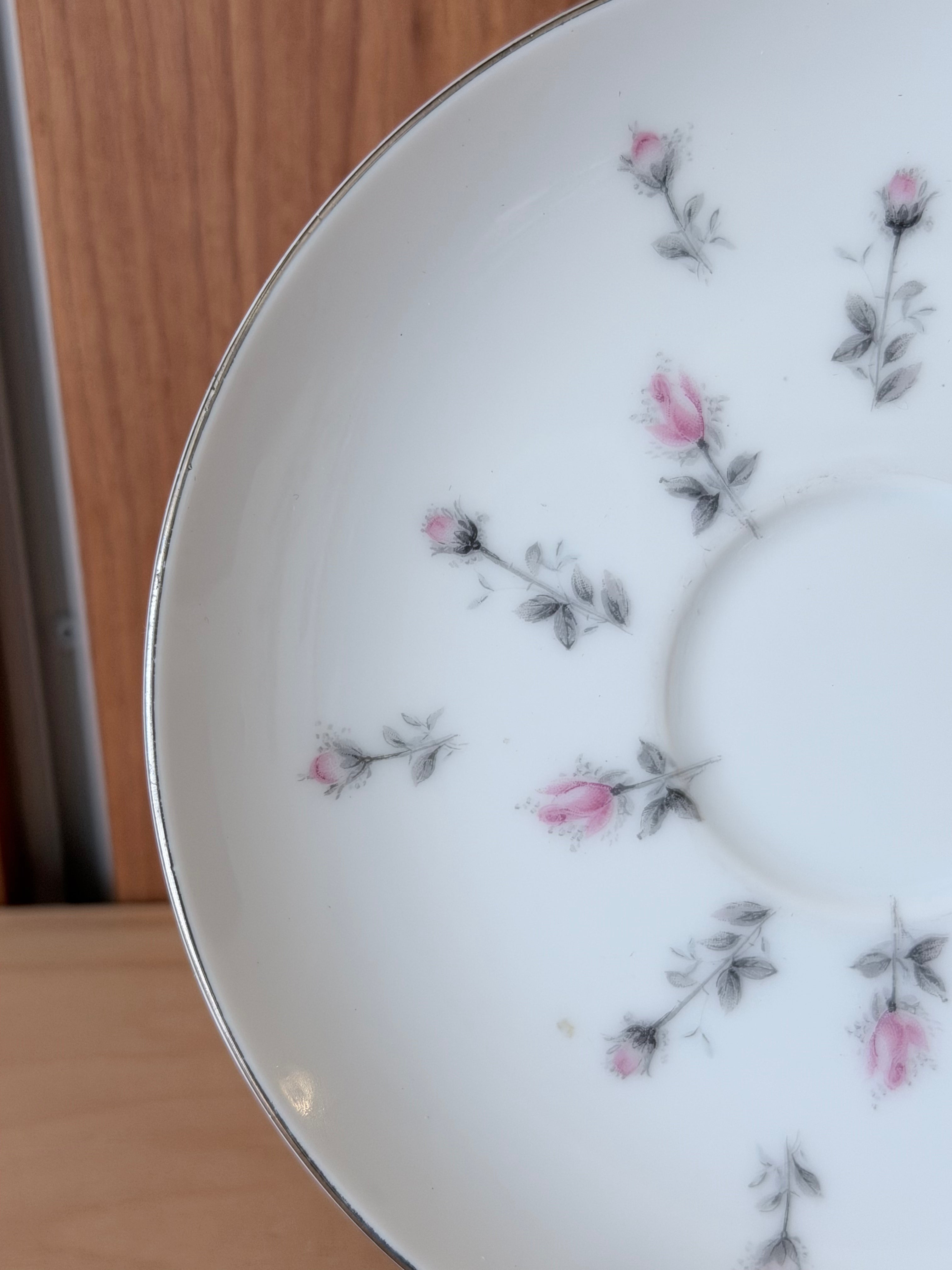 Harmony House Rosebud Saucers (Sold Individually)