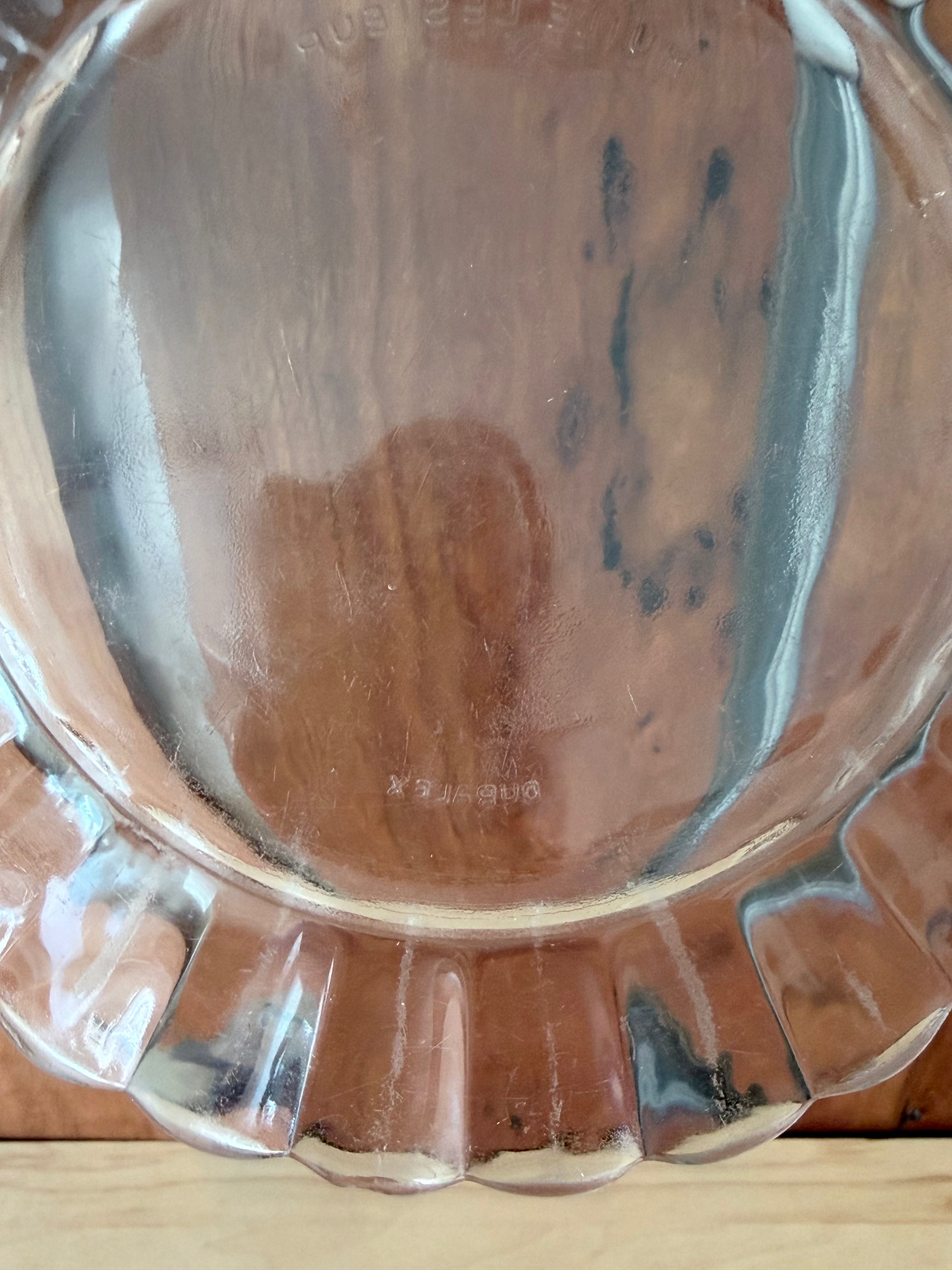 Clear Scalloped Dessert Plates (Sold Individually)