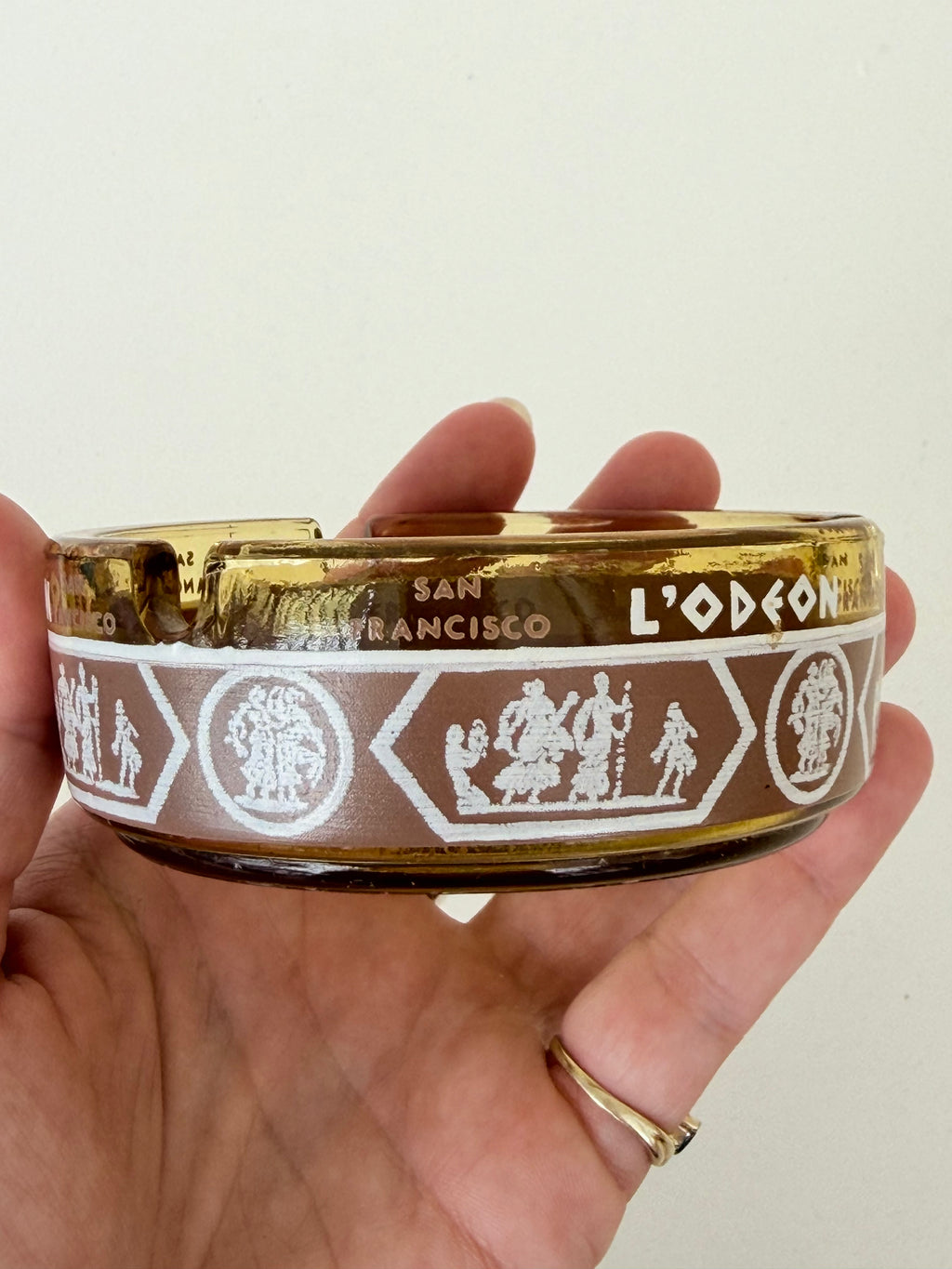 L’Odeon San Francisco Glass Ashtray