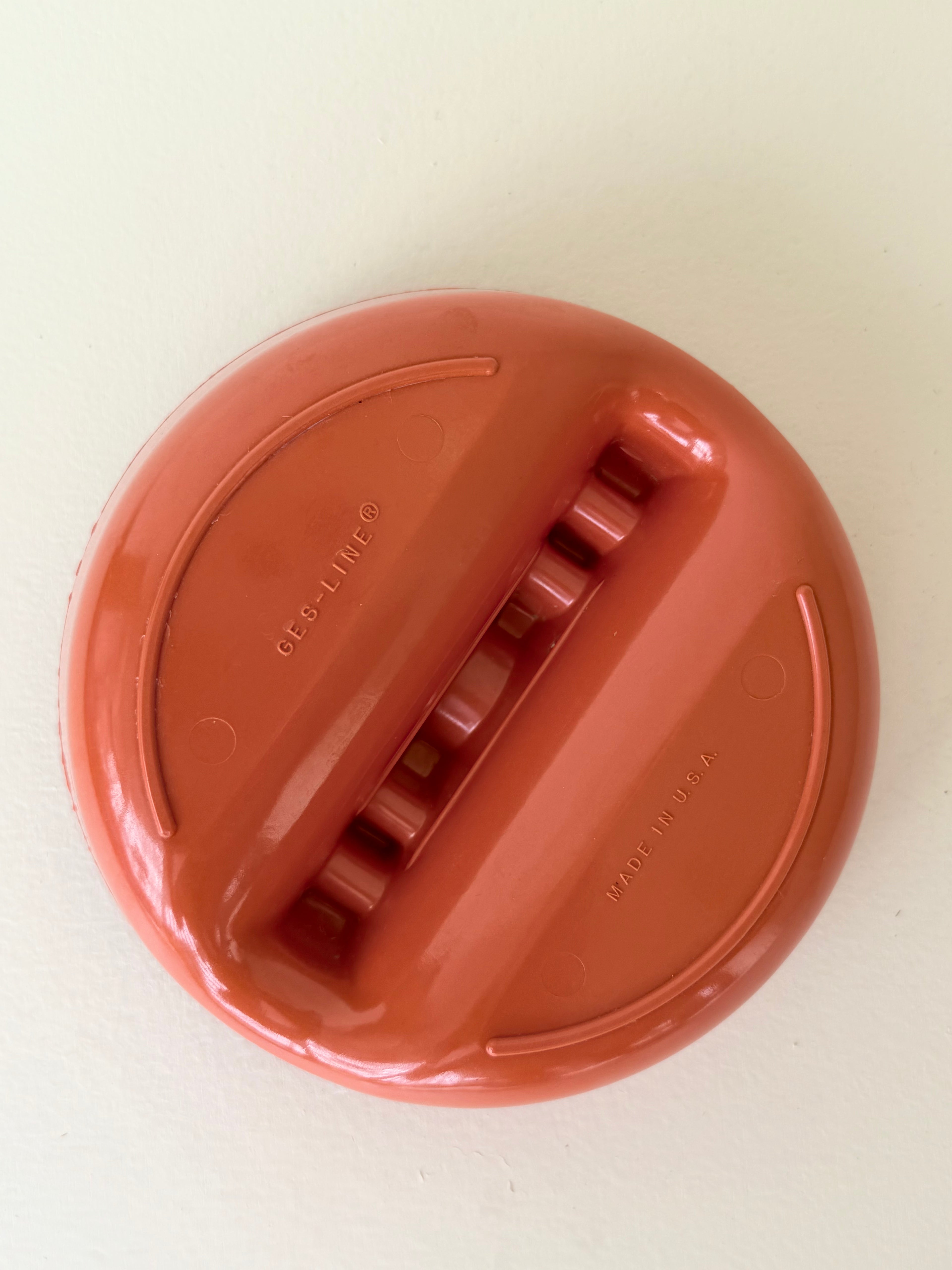 Orange Plastic Ashtray