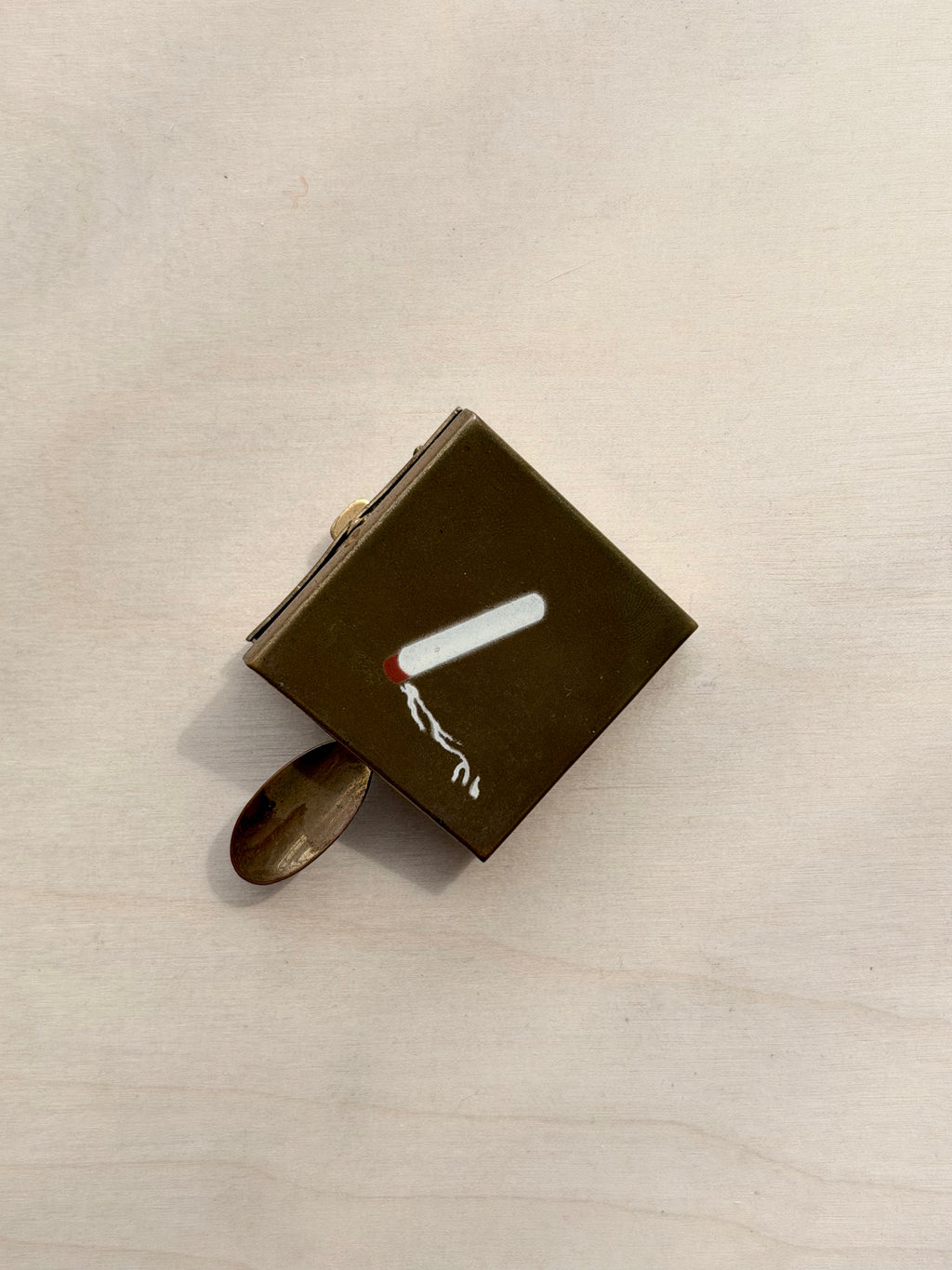 Small Gold Portable Ashtray