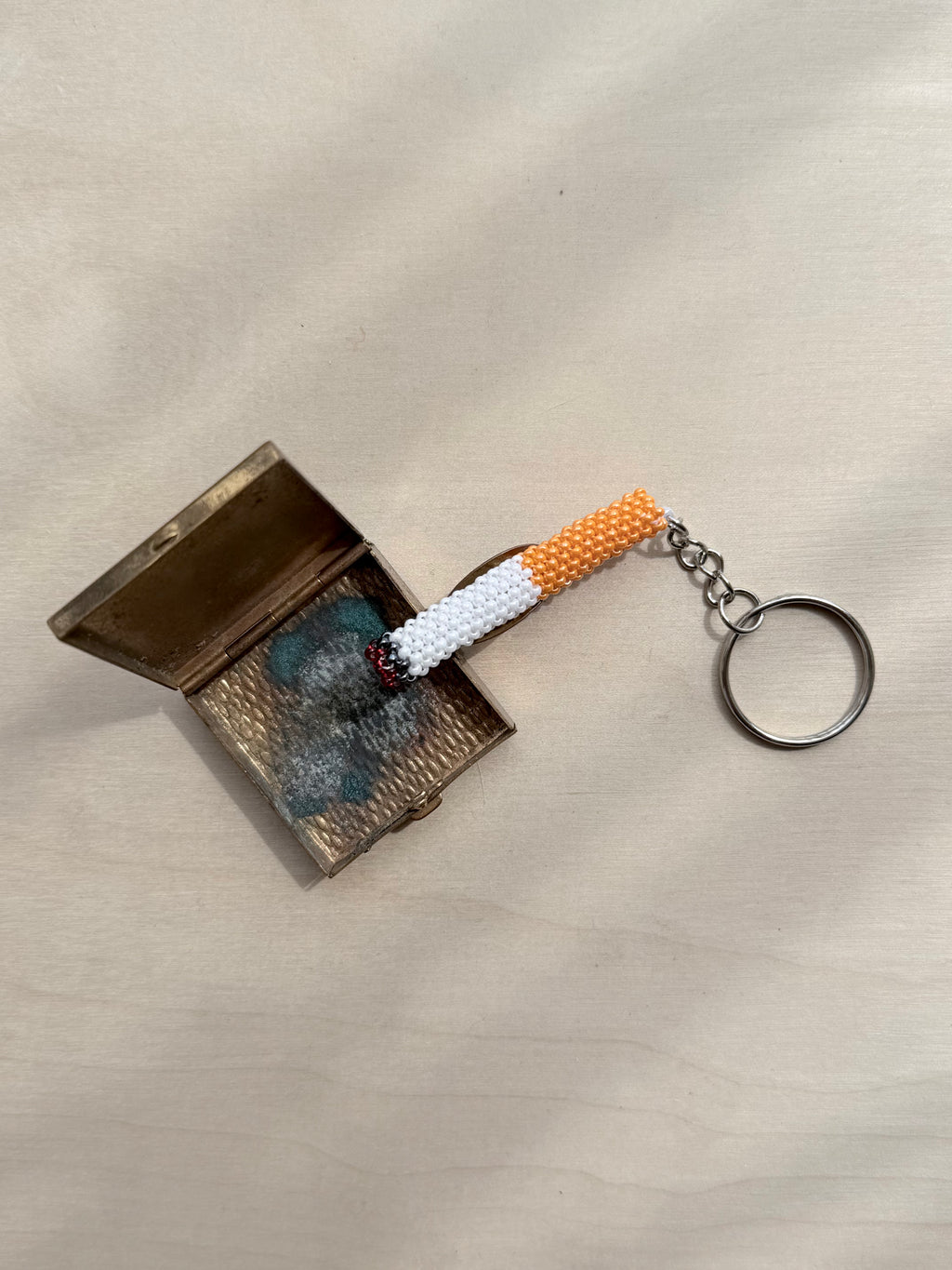 Small Gold Portable Ashtray